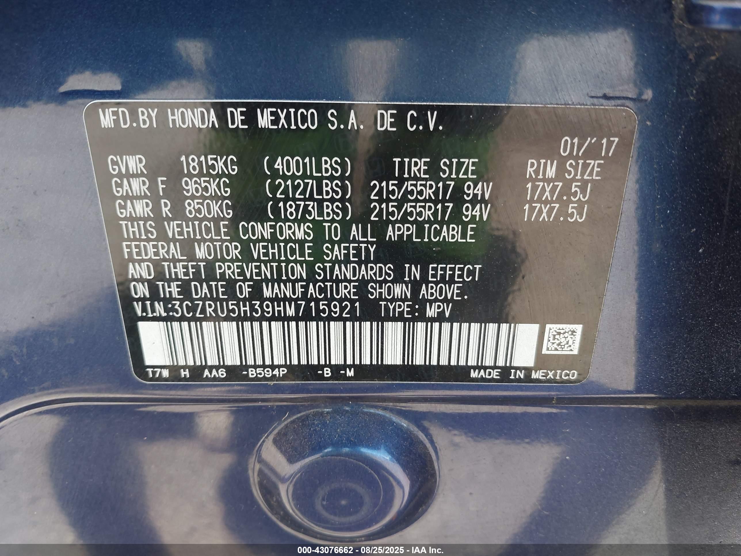 HONDA HR-V image 9
