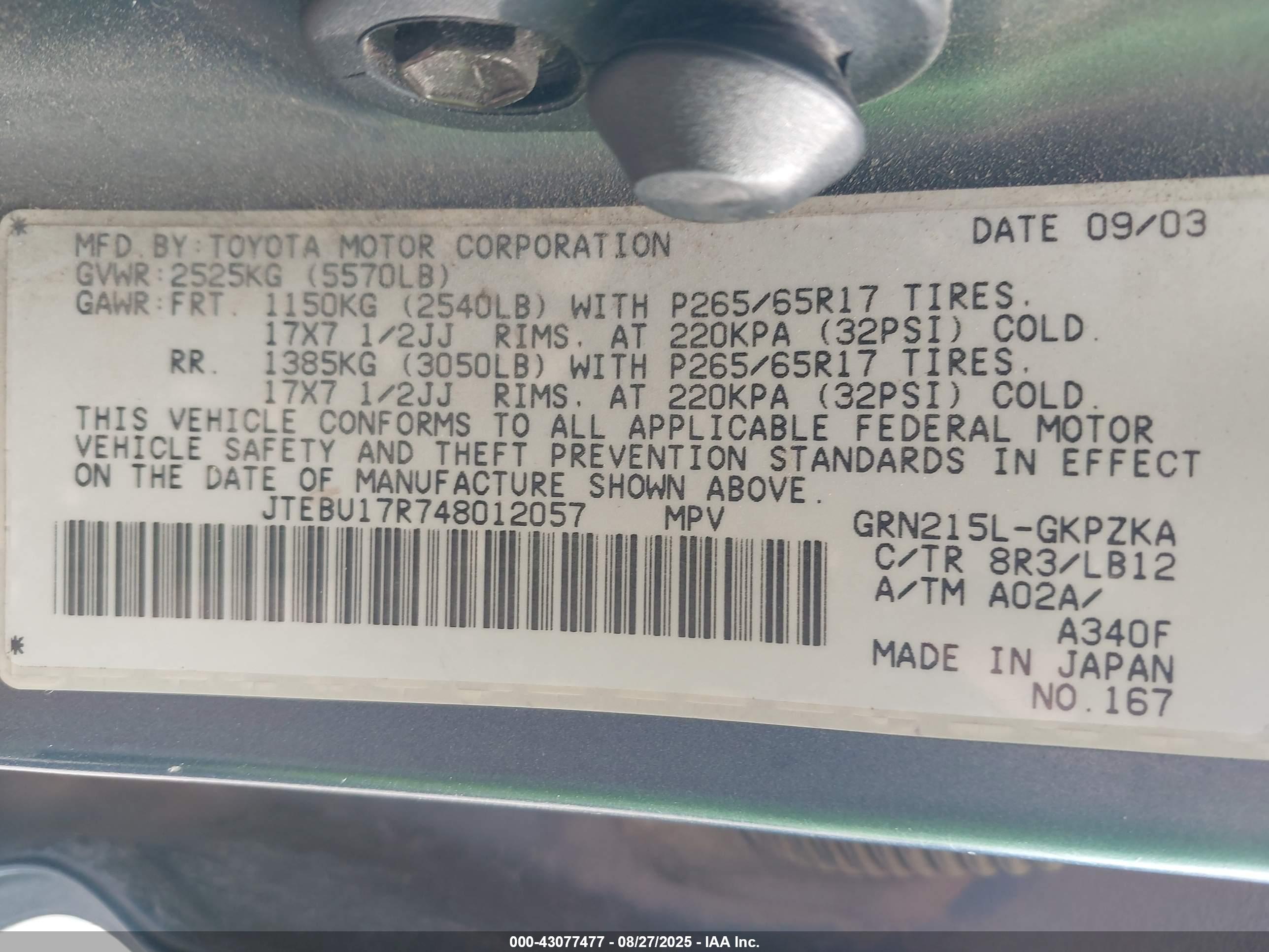 TOYOTA 4RUNNER image 9