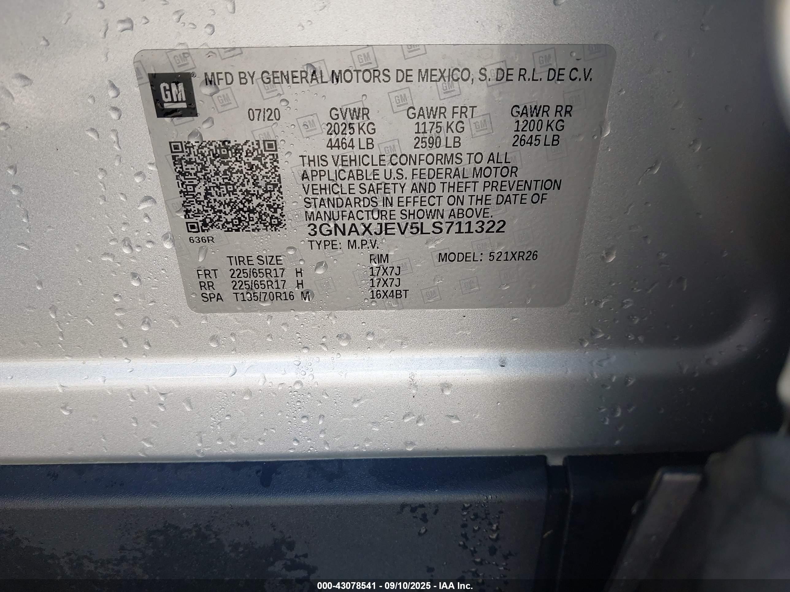 CHEVROLET EQUINOX image 9