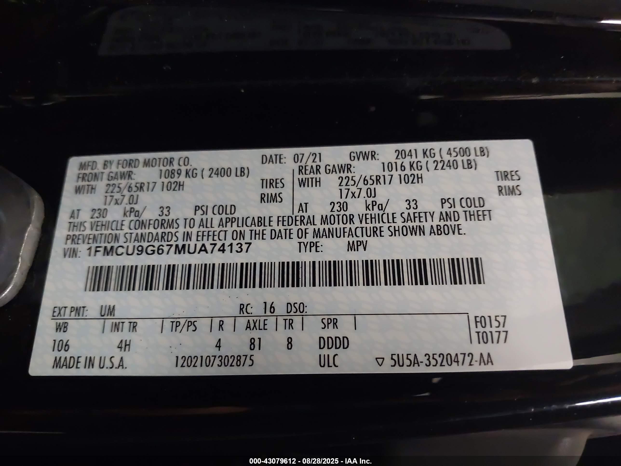FORD ESCAPE image 9
