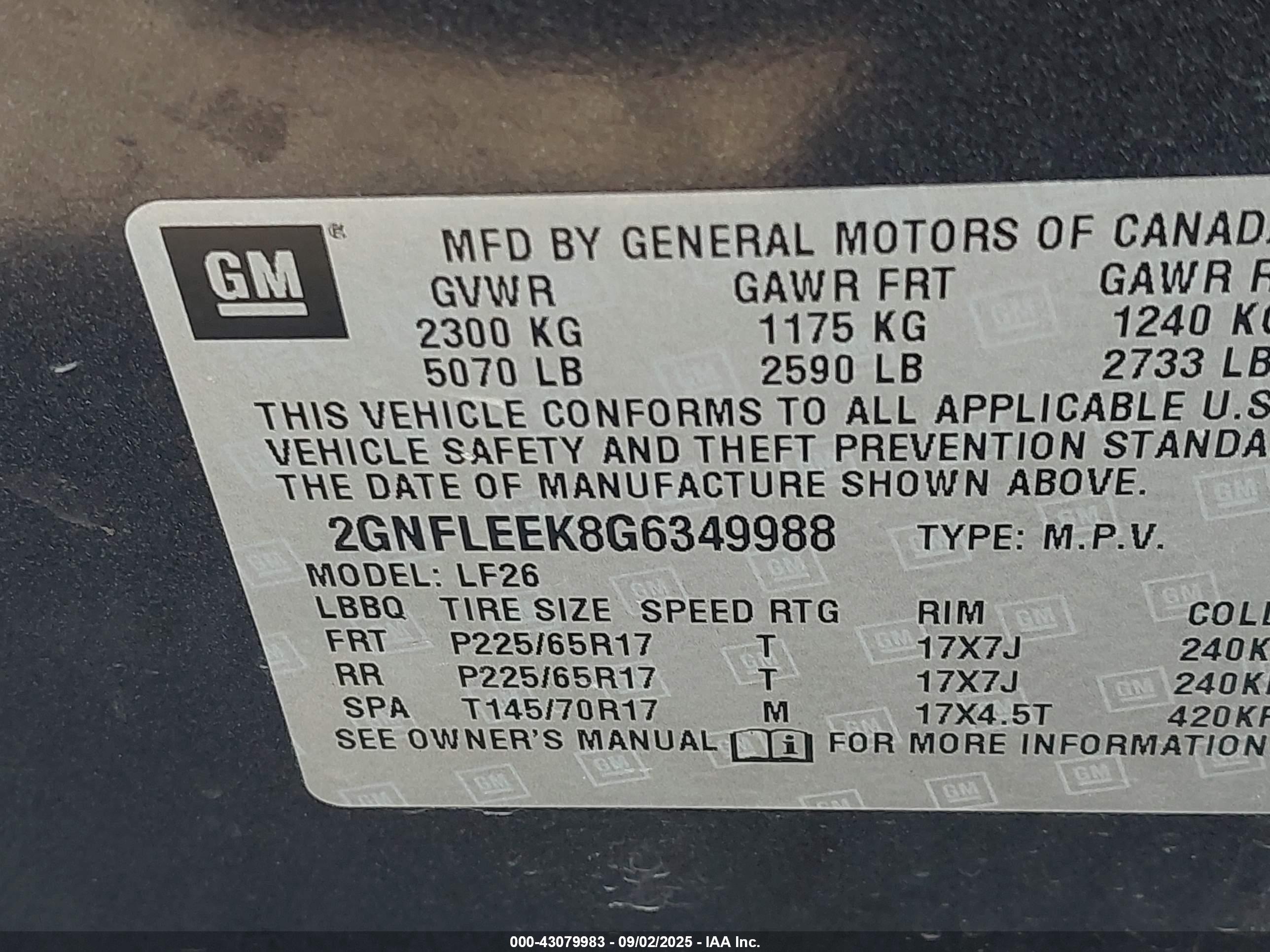 CHEVROLET EQUINOX image 9