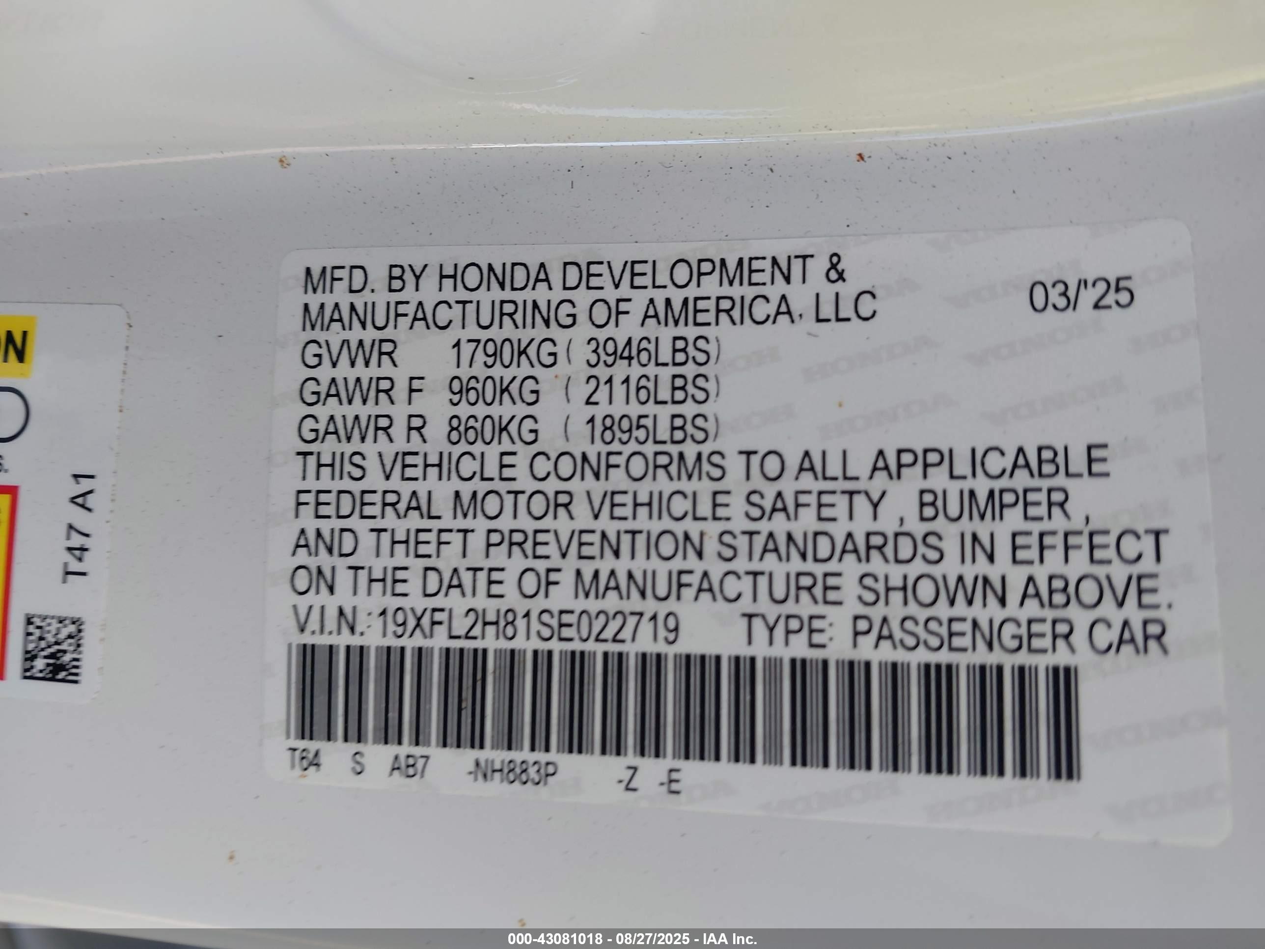 HONDA CIVIC image 9
