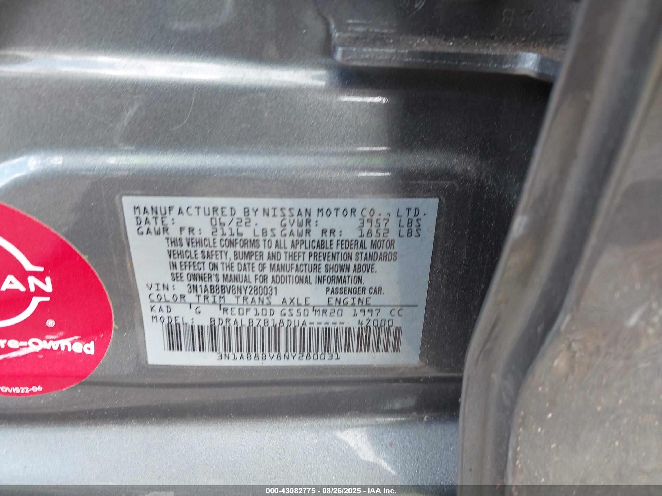 NISSAN SENTRA image 9