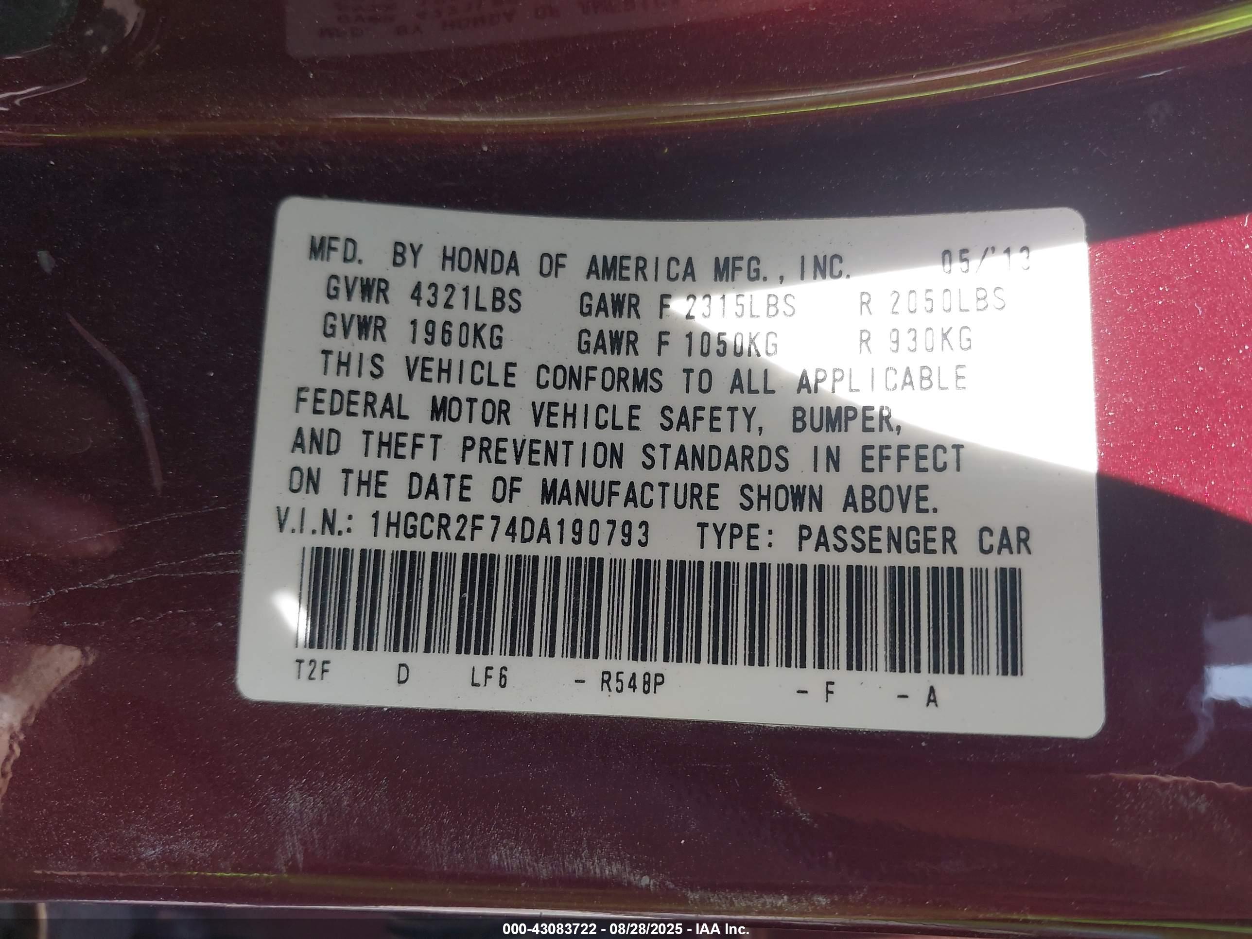 HONDA ACCORD image 9