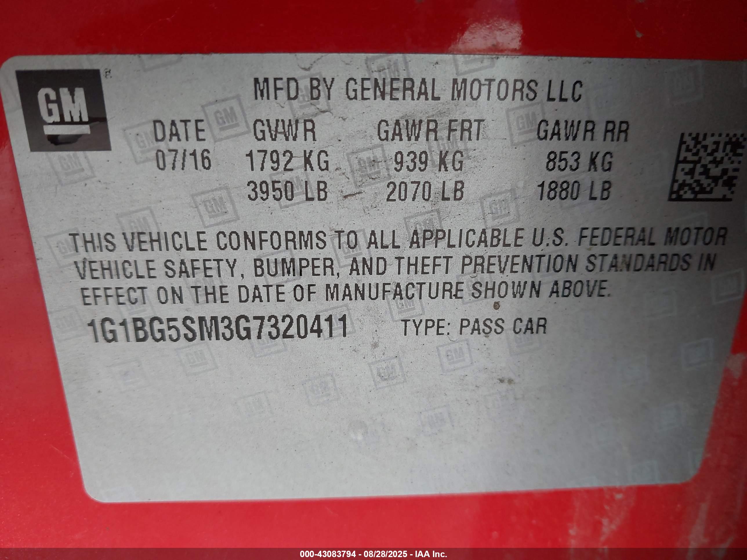 CHEVROLET CRUZE image 9