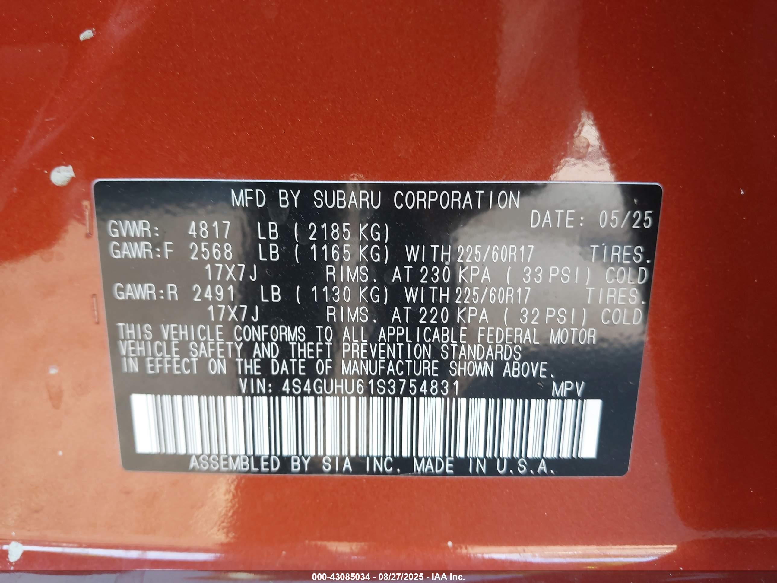 SUBARU CROSSTREK image 9