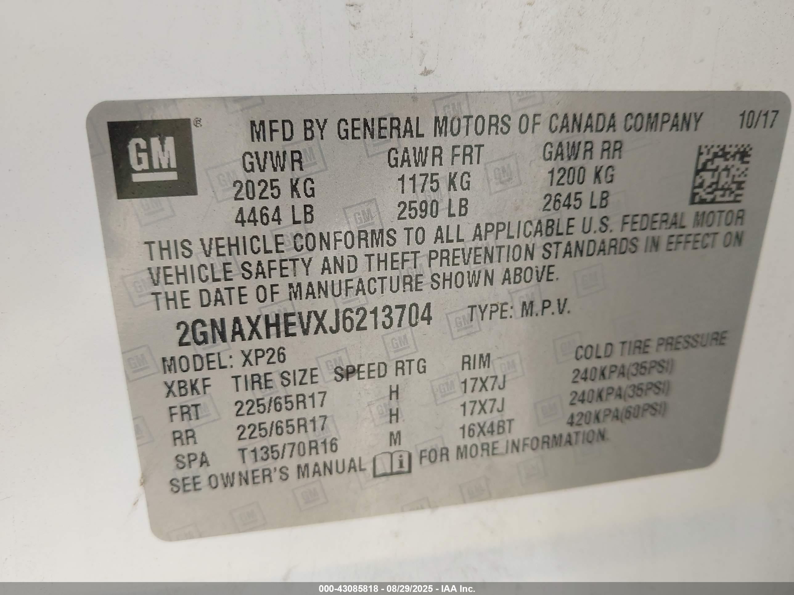 CHEVROLET EQUINOX image 9