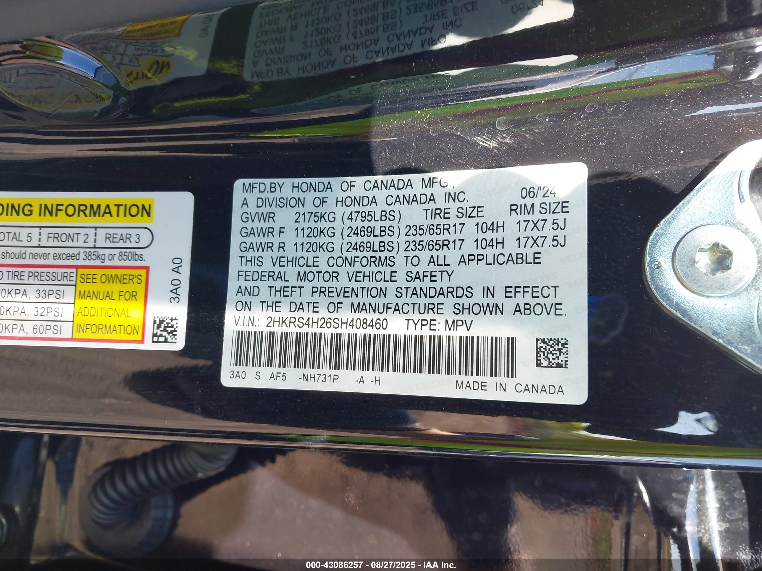 HONDA CR-V image 9