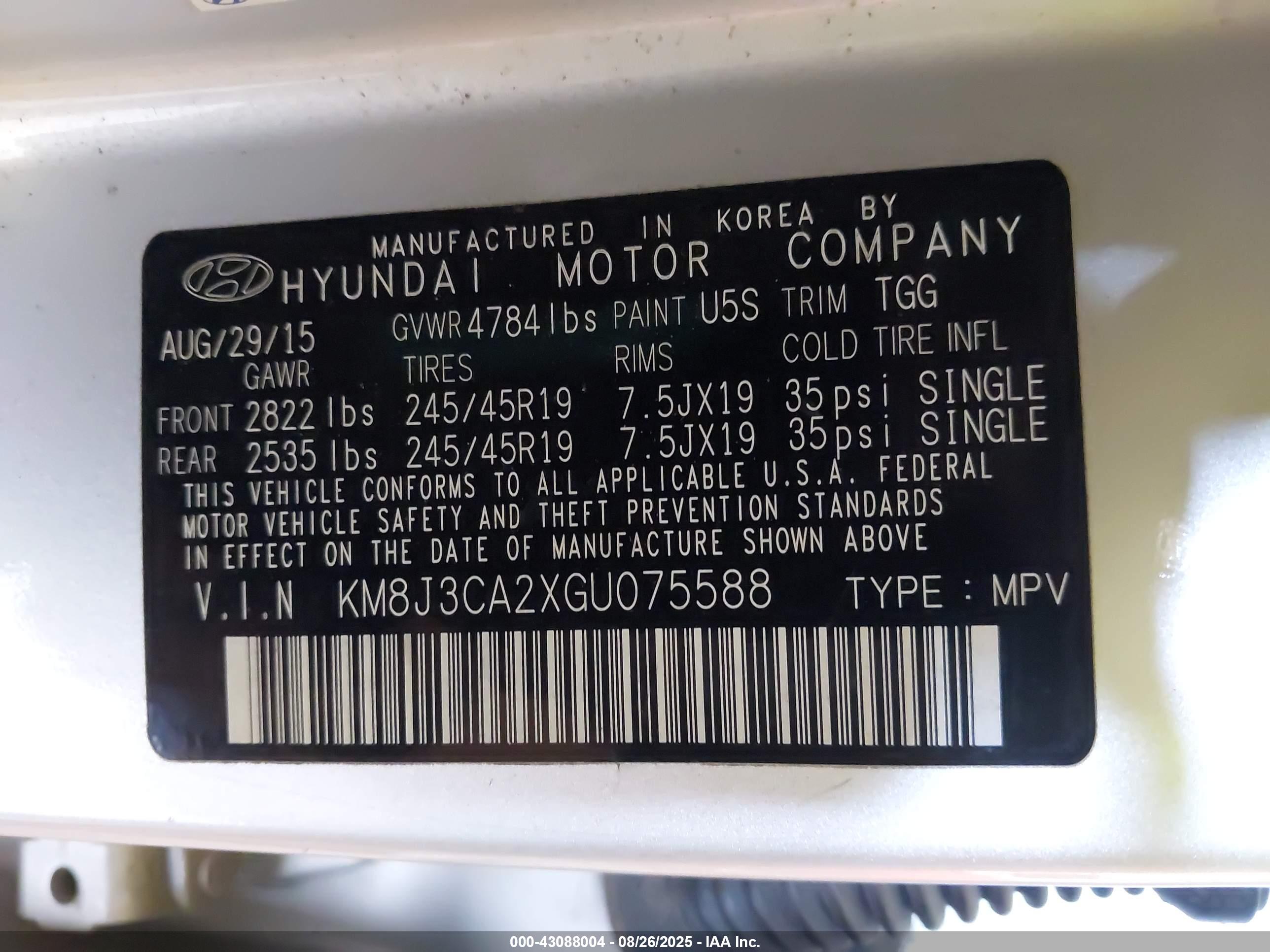 HYUNDAI TUCSON image 9