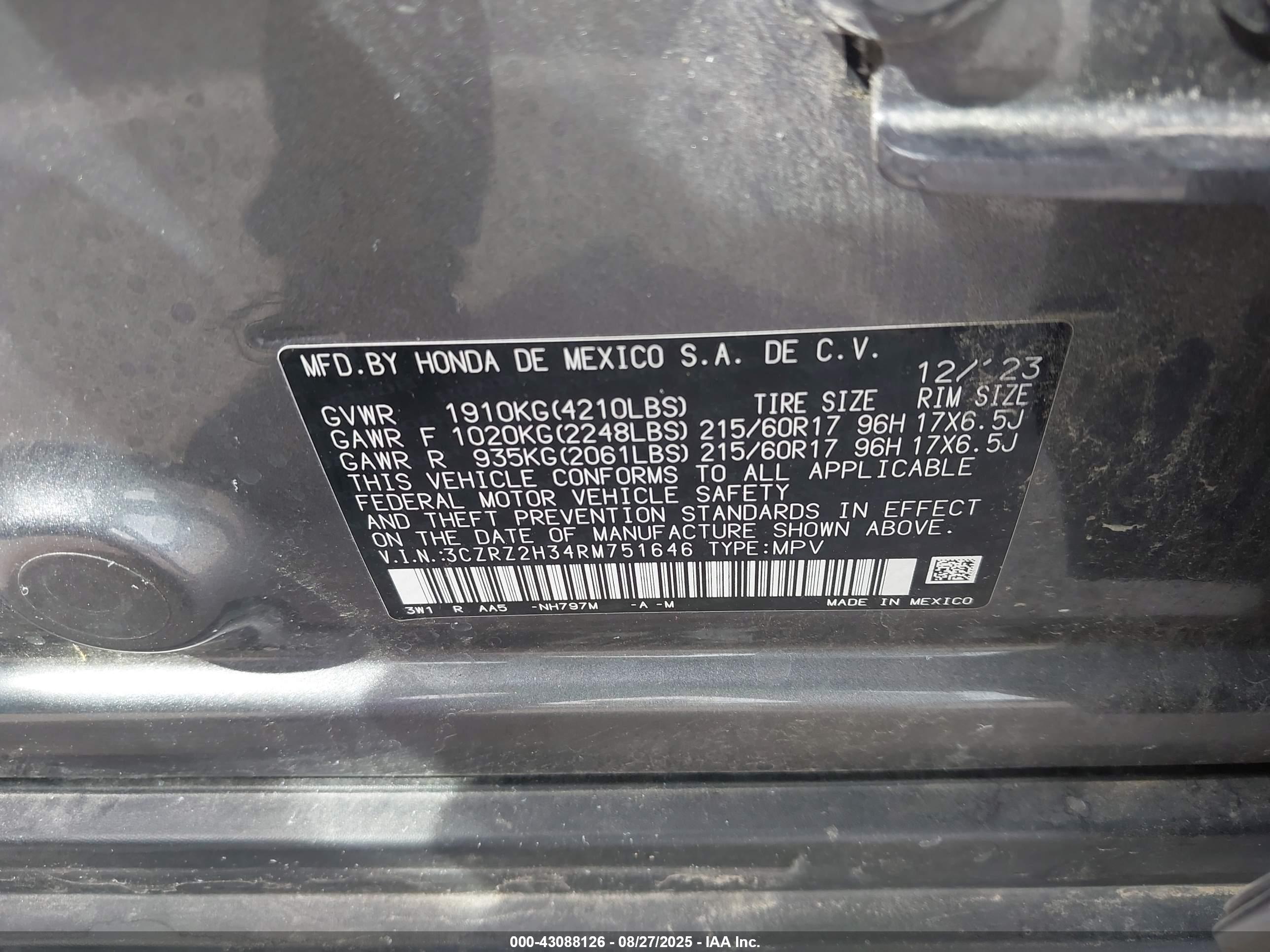 HONDA HR-V image 9