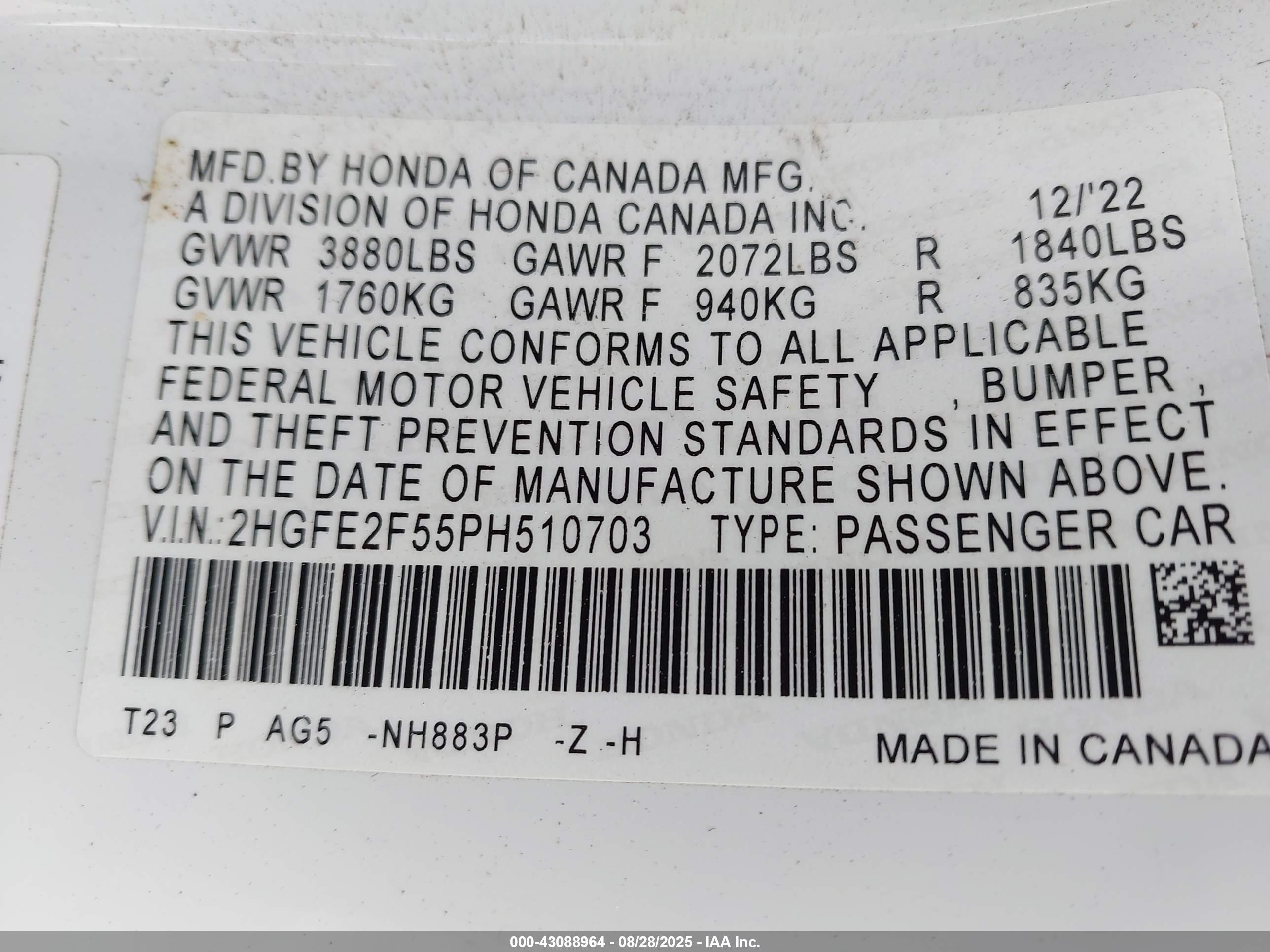 HONDA CIVIC image 9