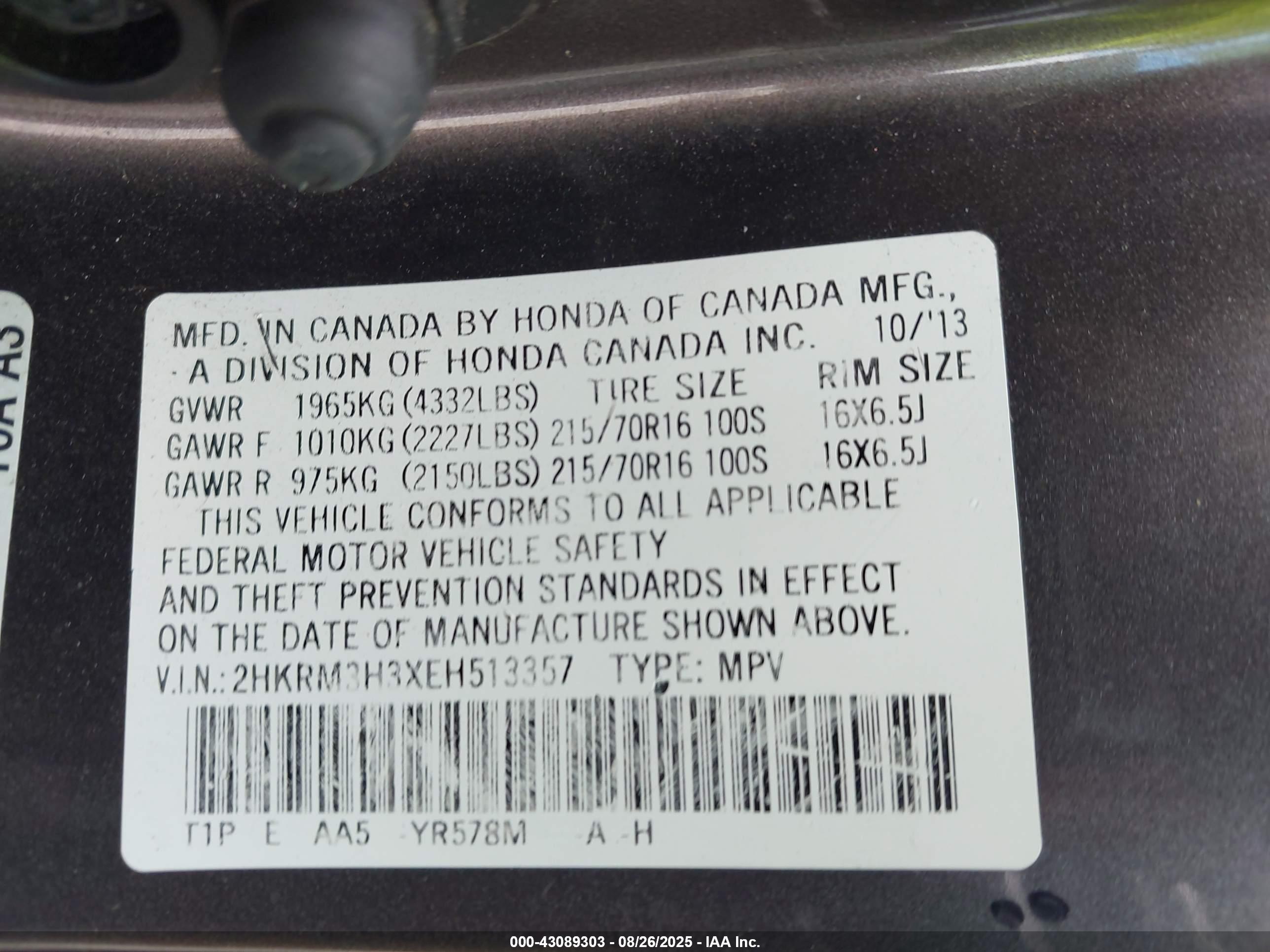 HONDA CR-V image 9
