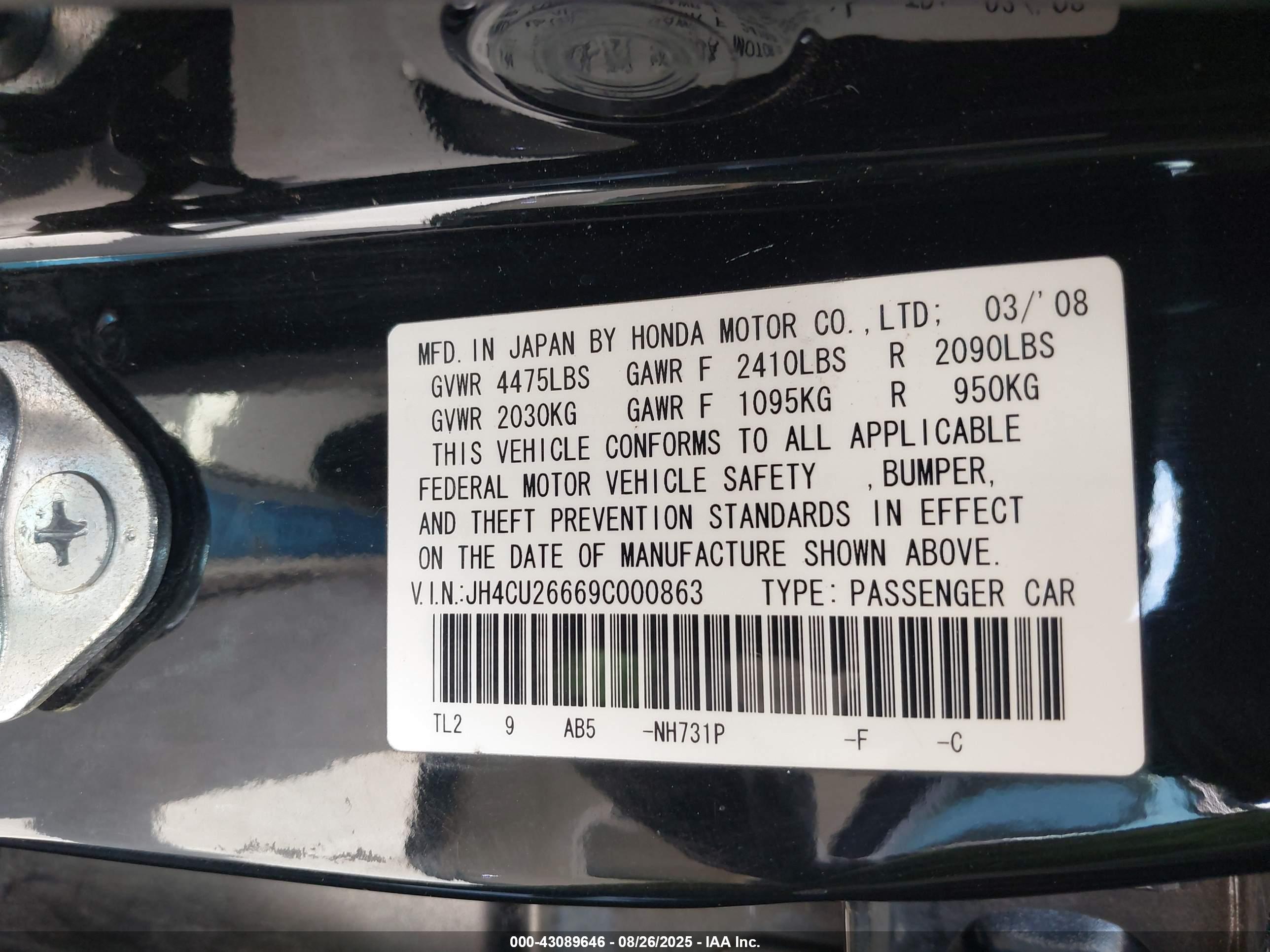 ACURA TSX image 9
