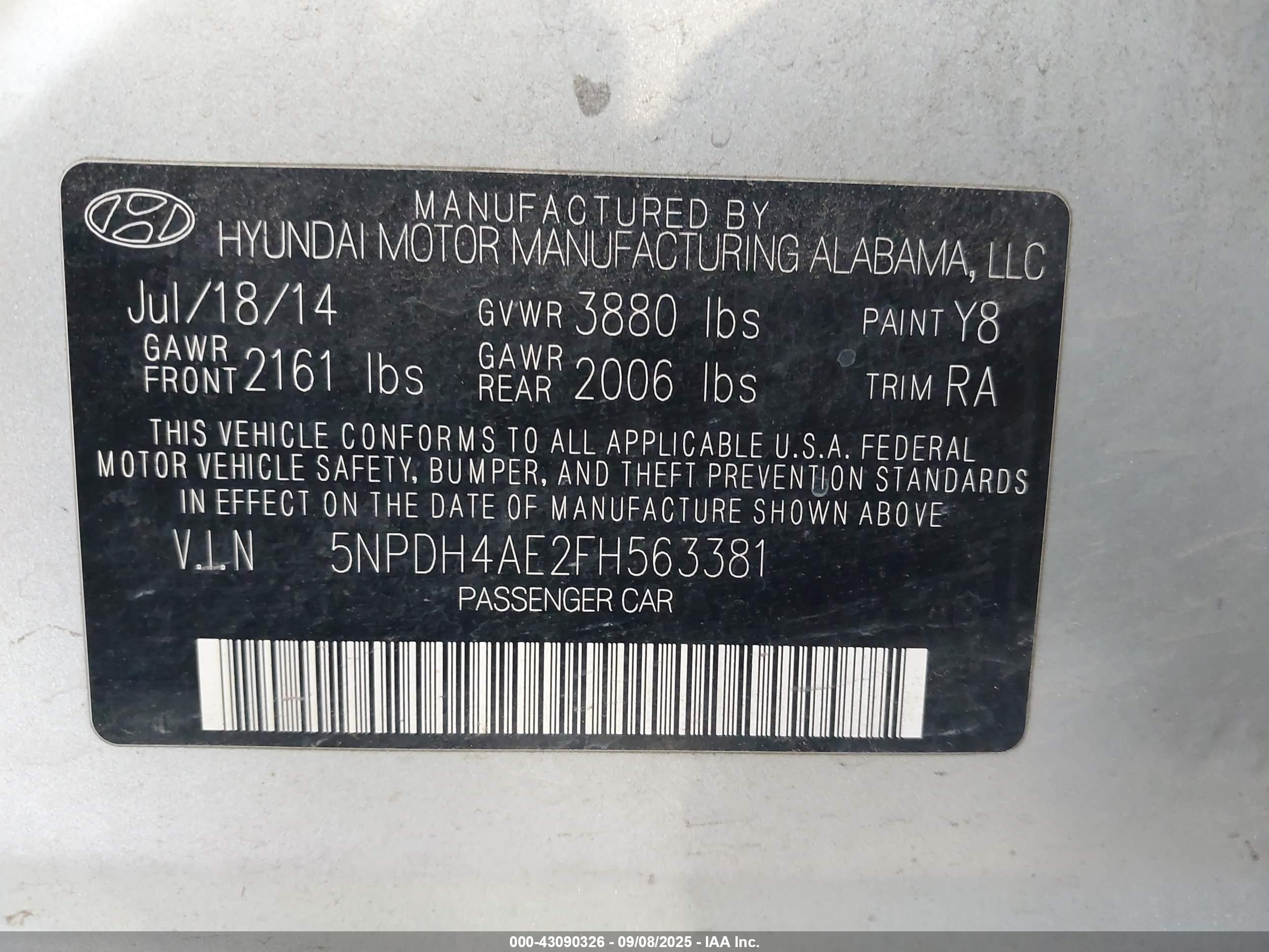 HYUNDAI ELANTRA image 9