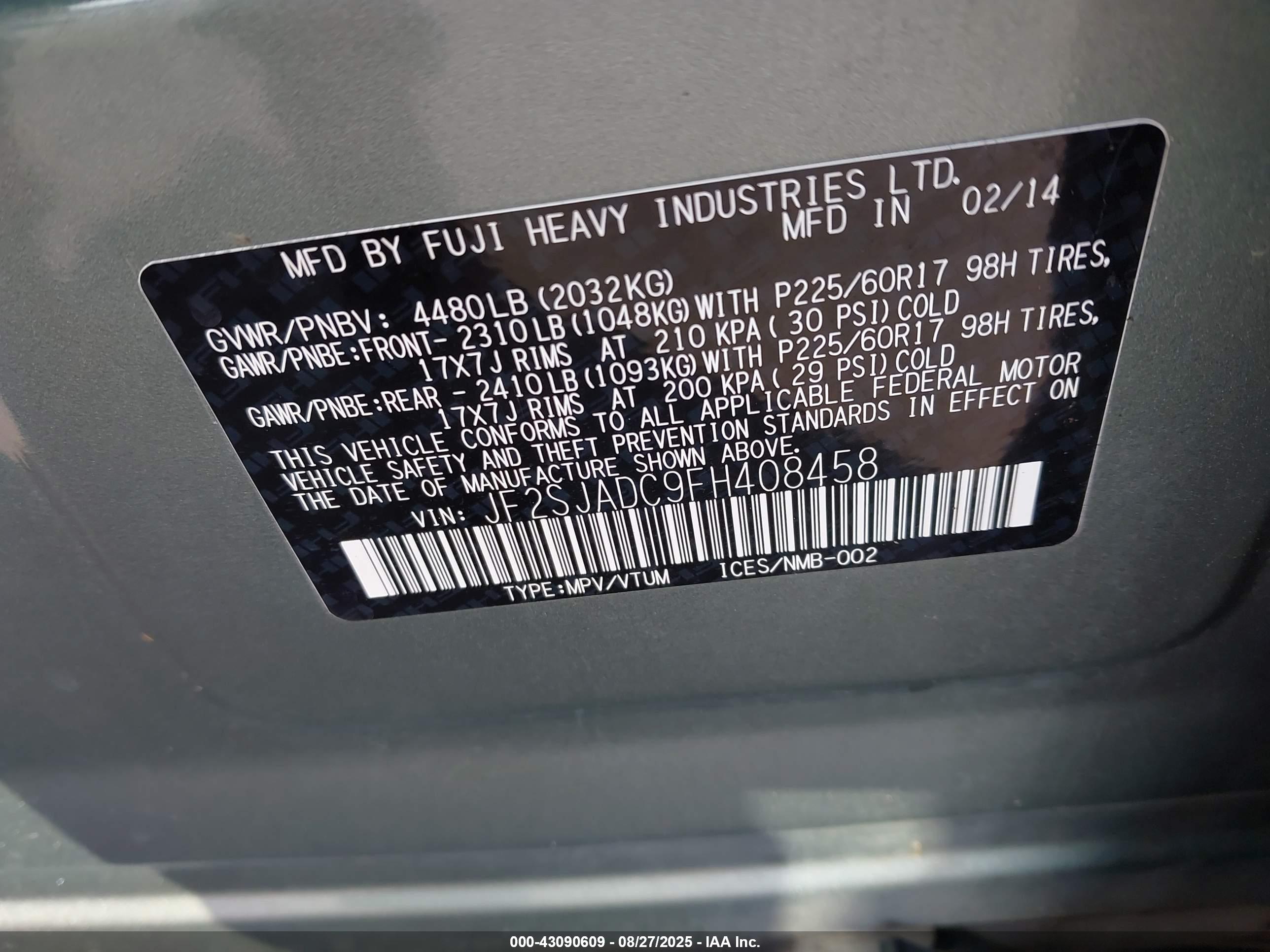 SUBARU FORESTER image 9