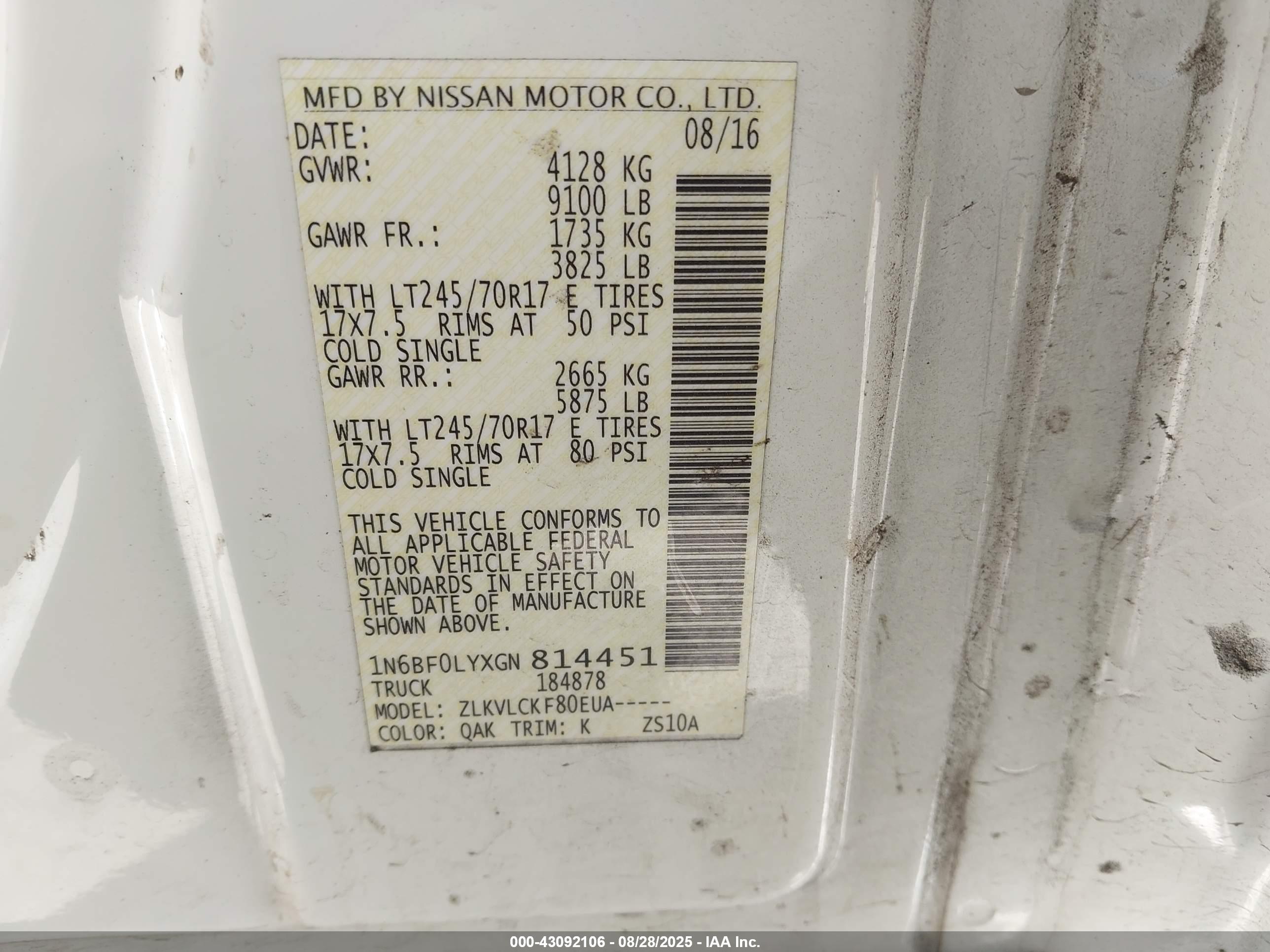 NISSAN NV image 9