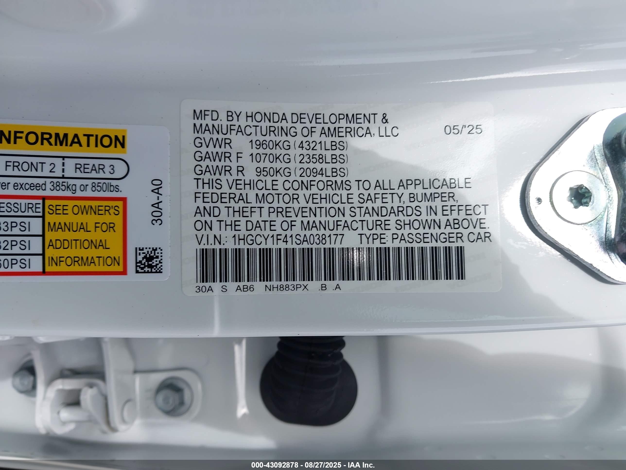HONDA ACCORD image 9