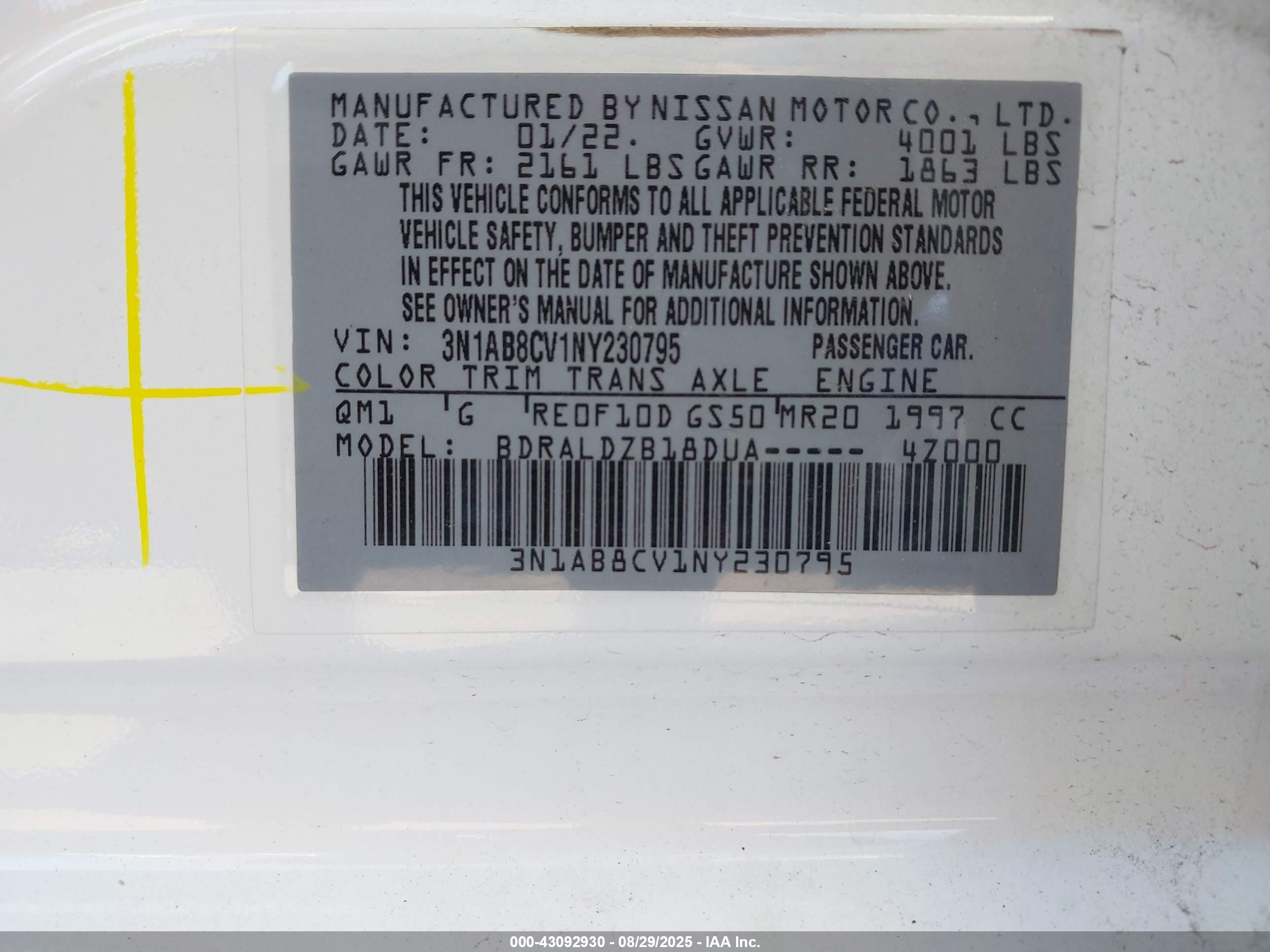 NISSAN SENTRA image 9