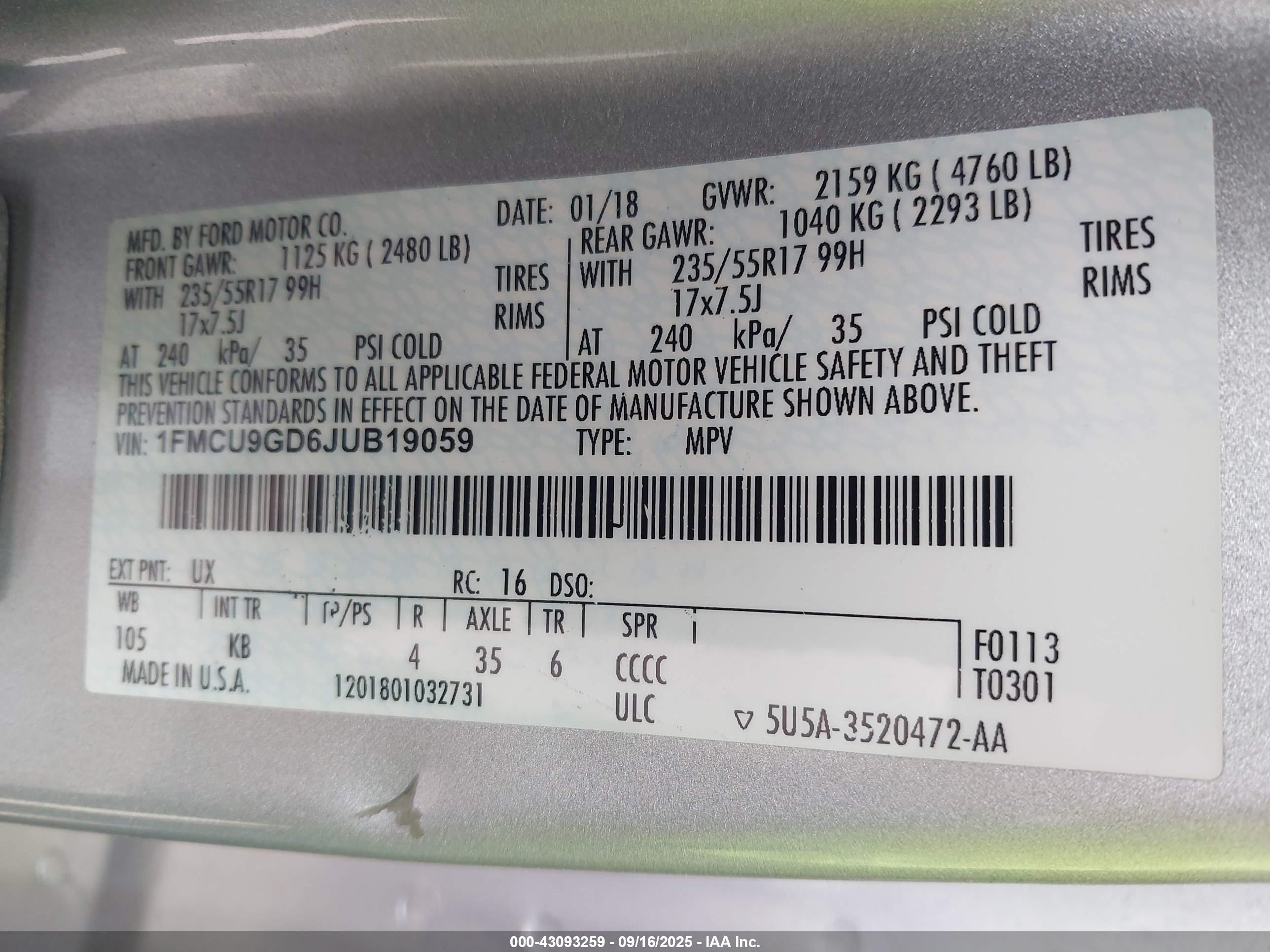 FORD ESCAPE image 9