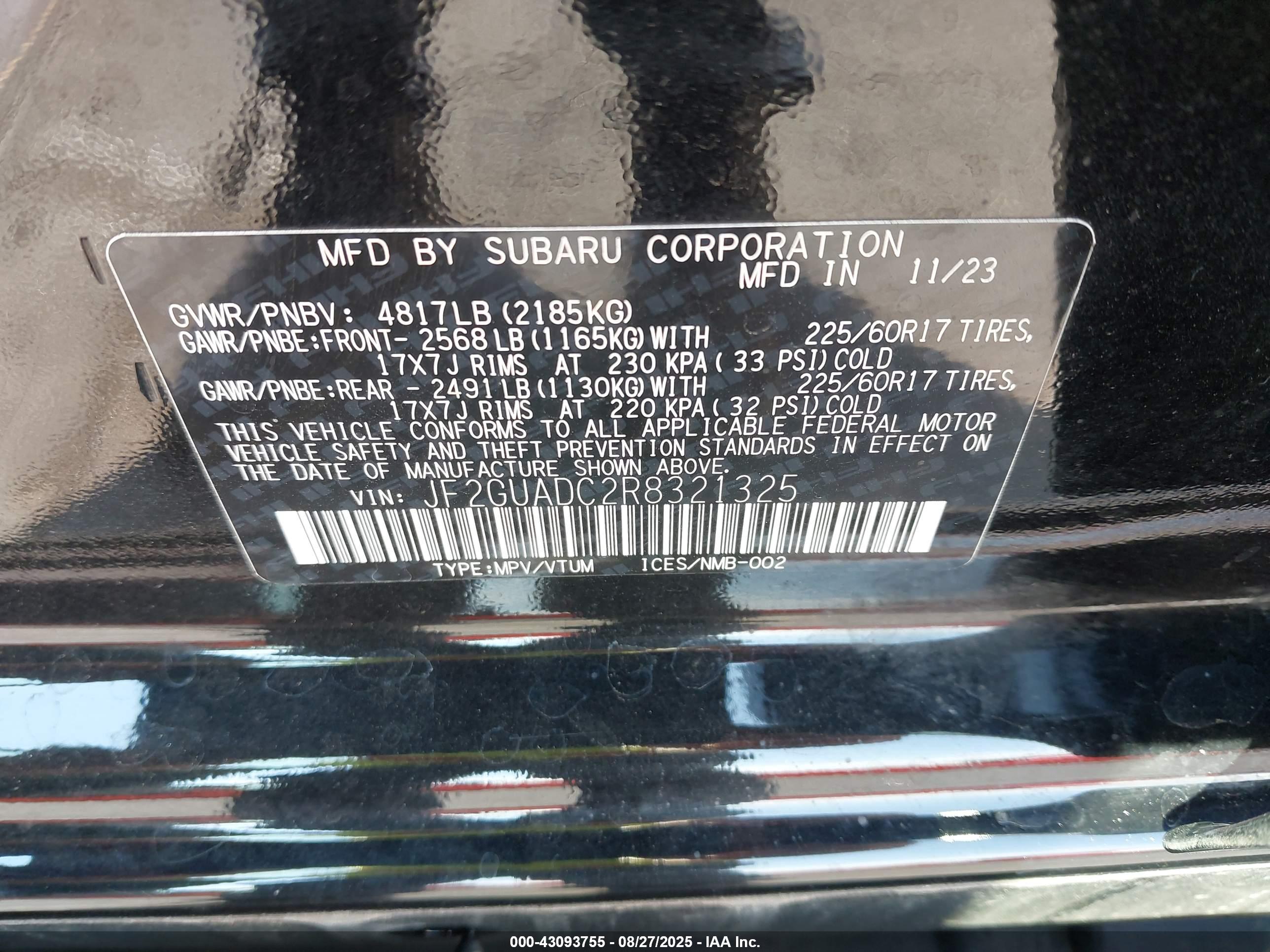 SUBARU CROSSTREK image 9