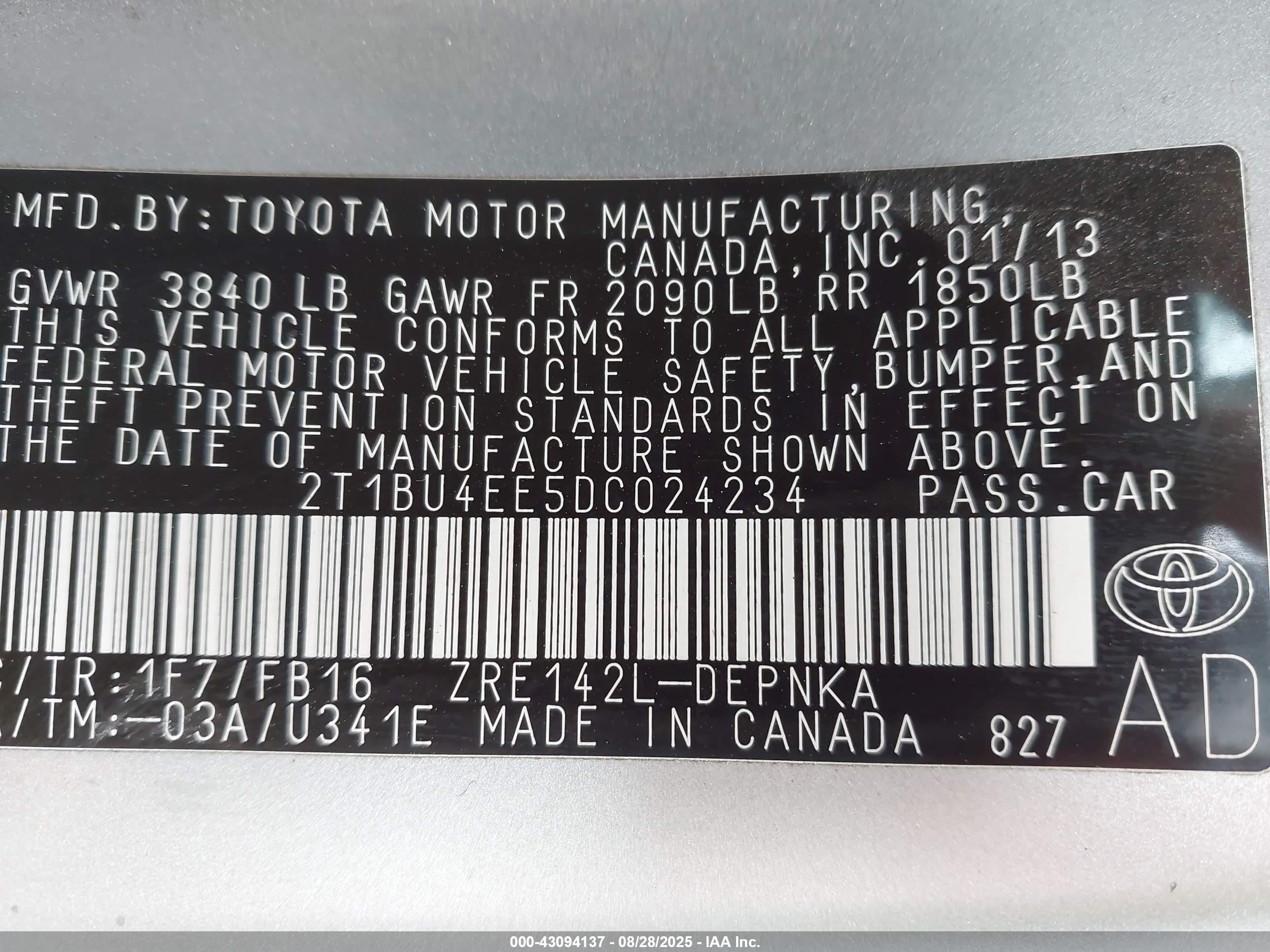 TOYOTA COROLLA image 9