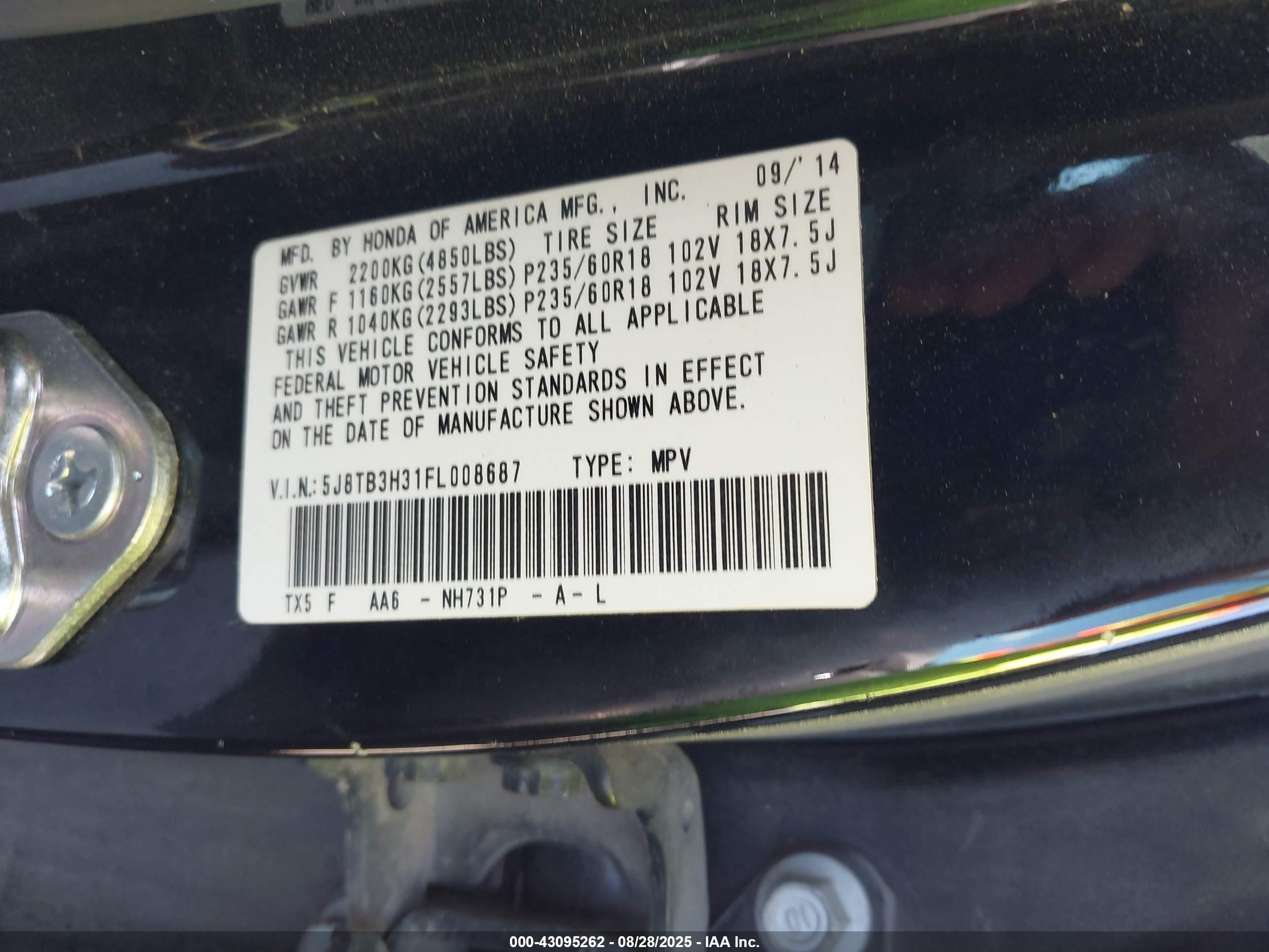 ACURA RDX image 9