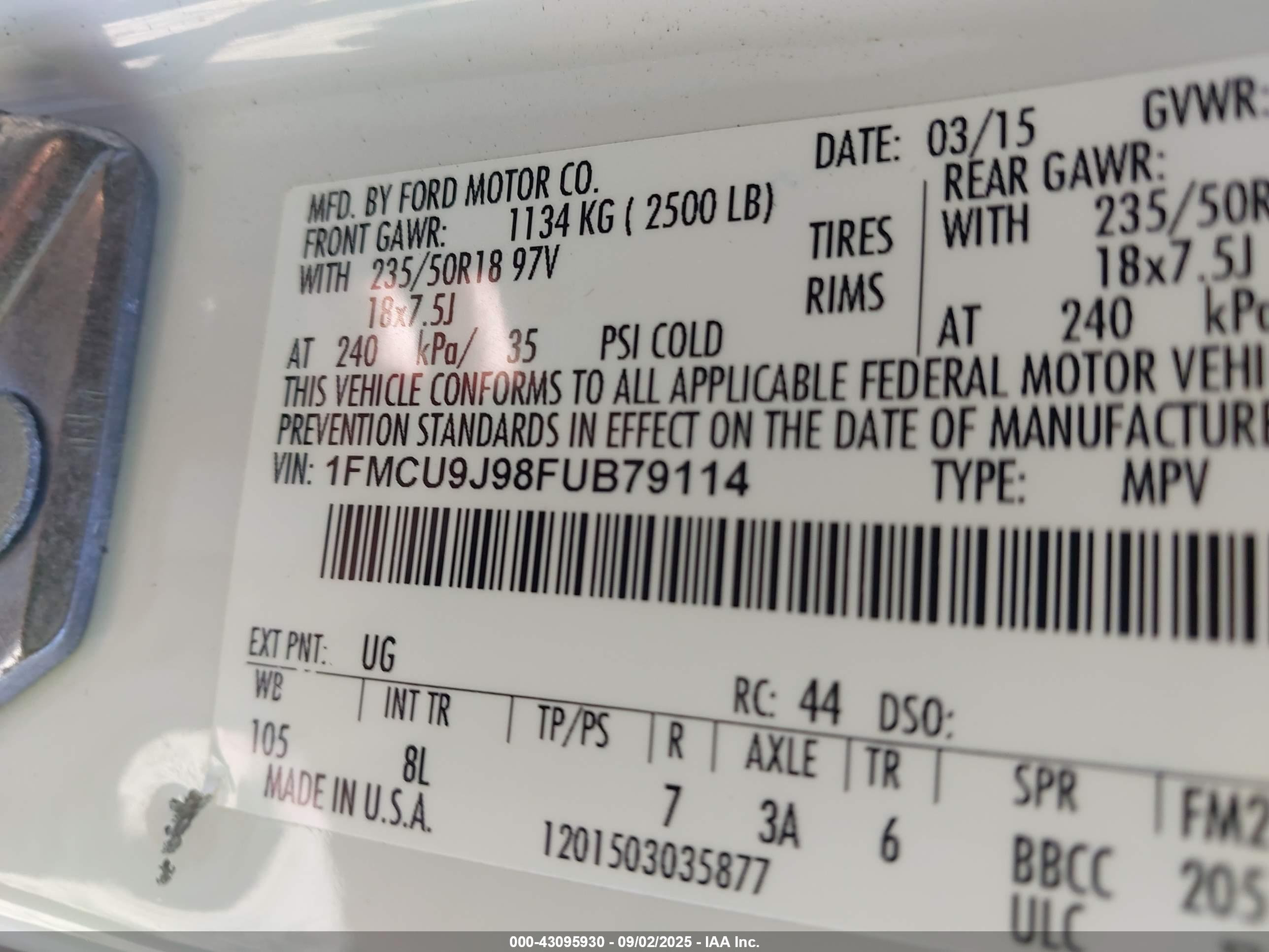 FORD ESCAPE image 9