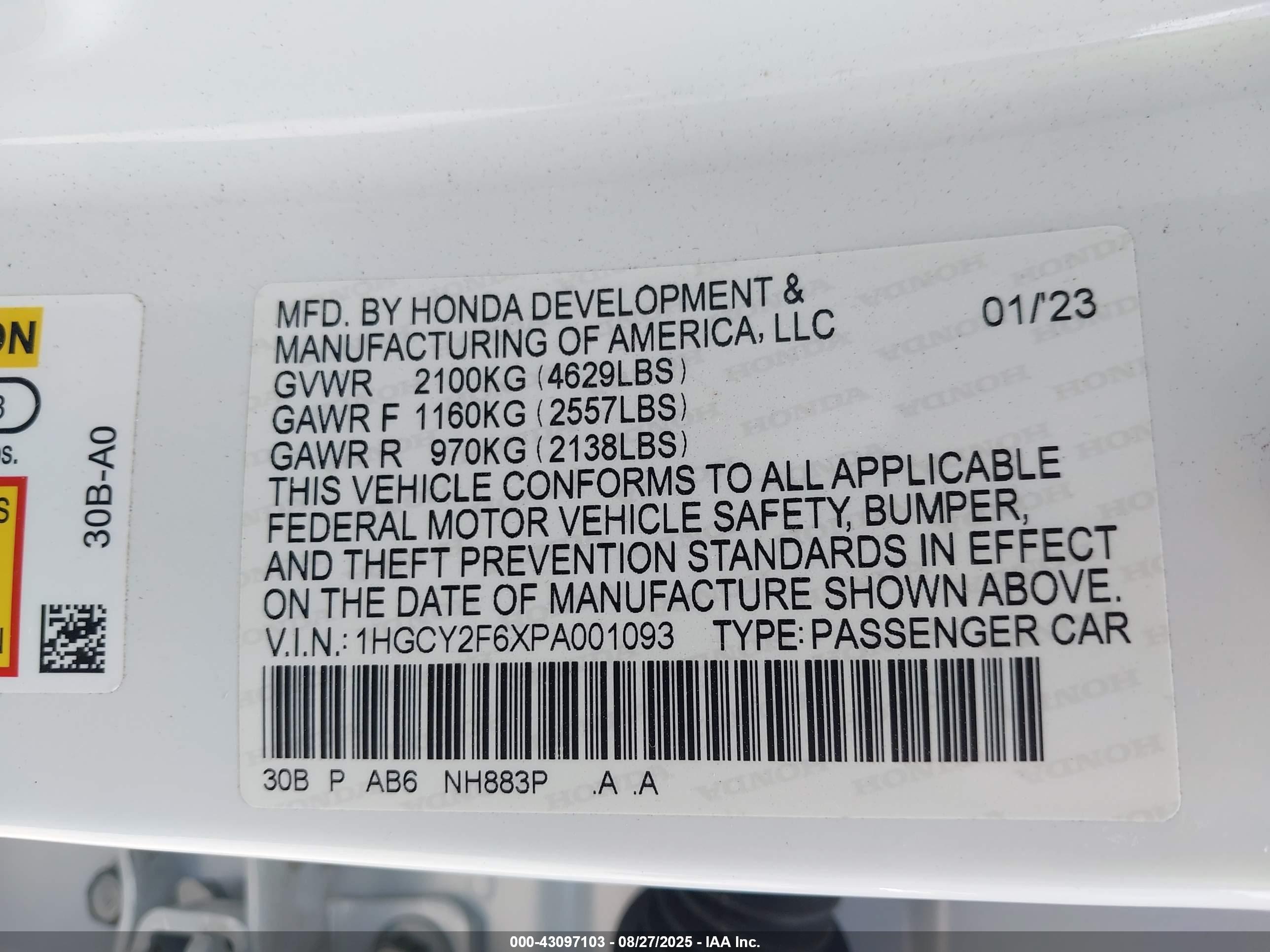 HONDA ACCORD image 9