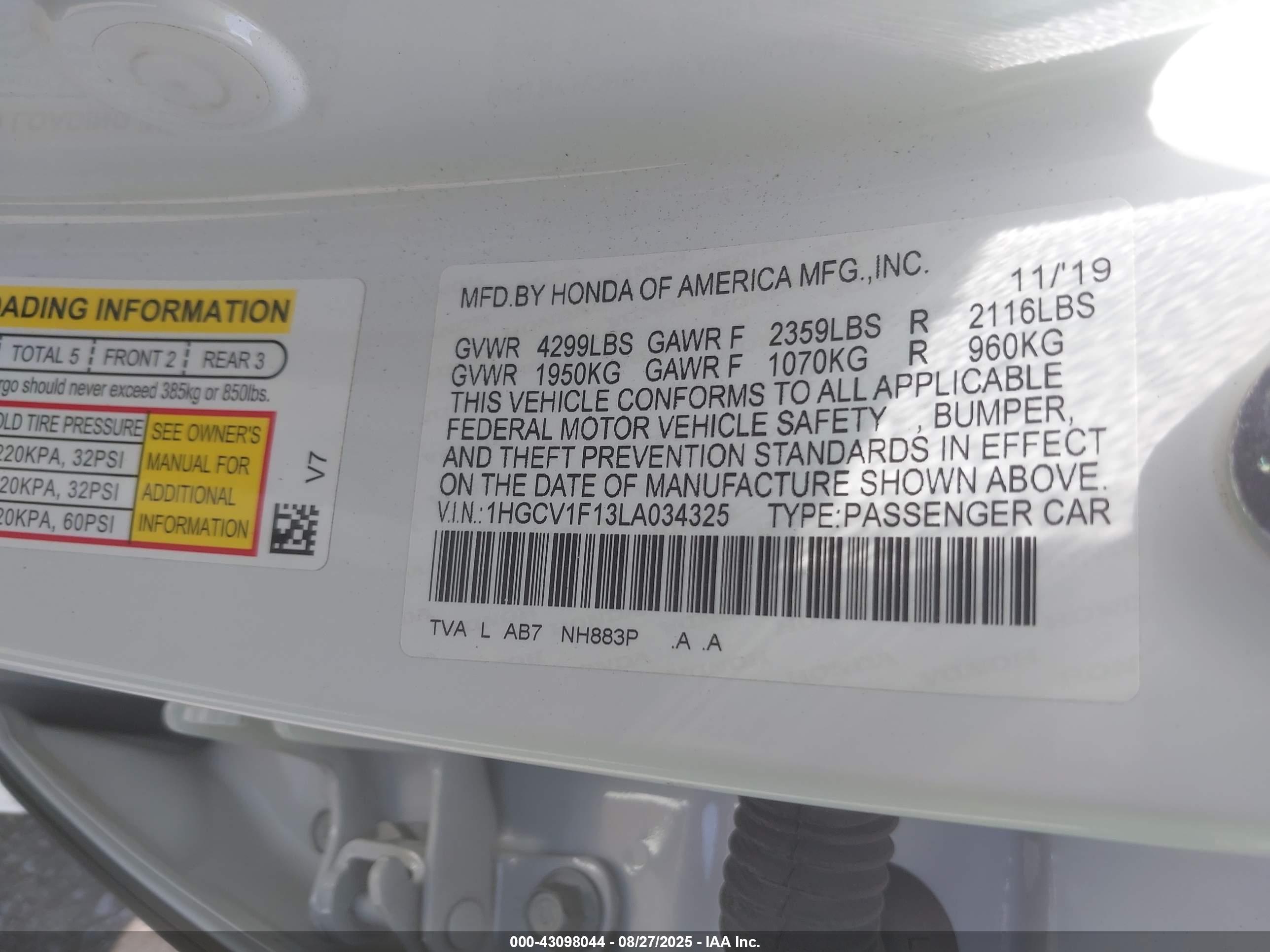 HONDA ACCORD image 9