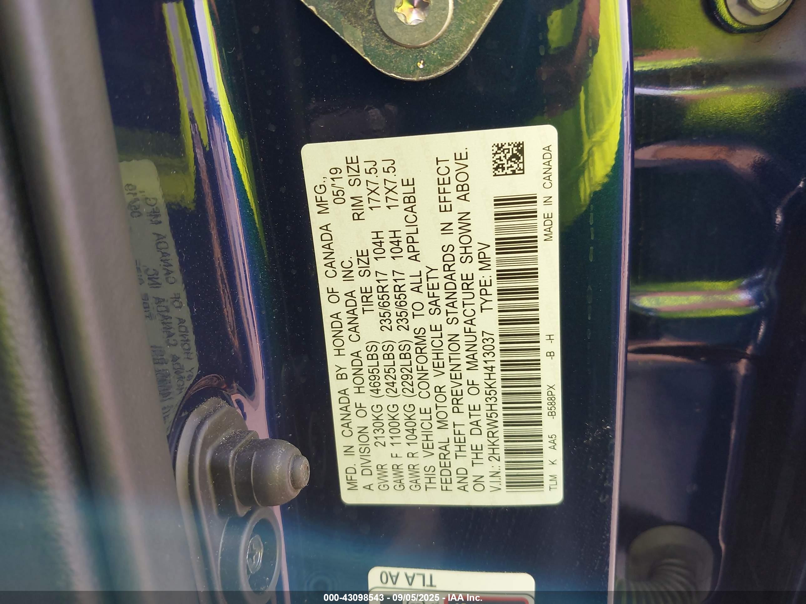 HONDA CR-V image 9