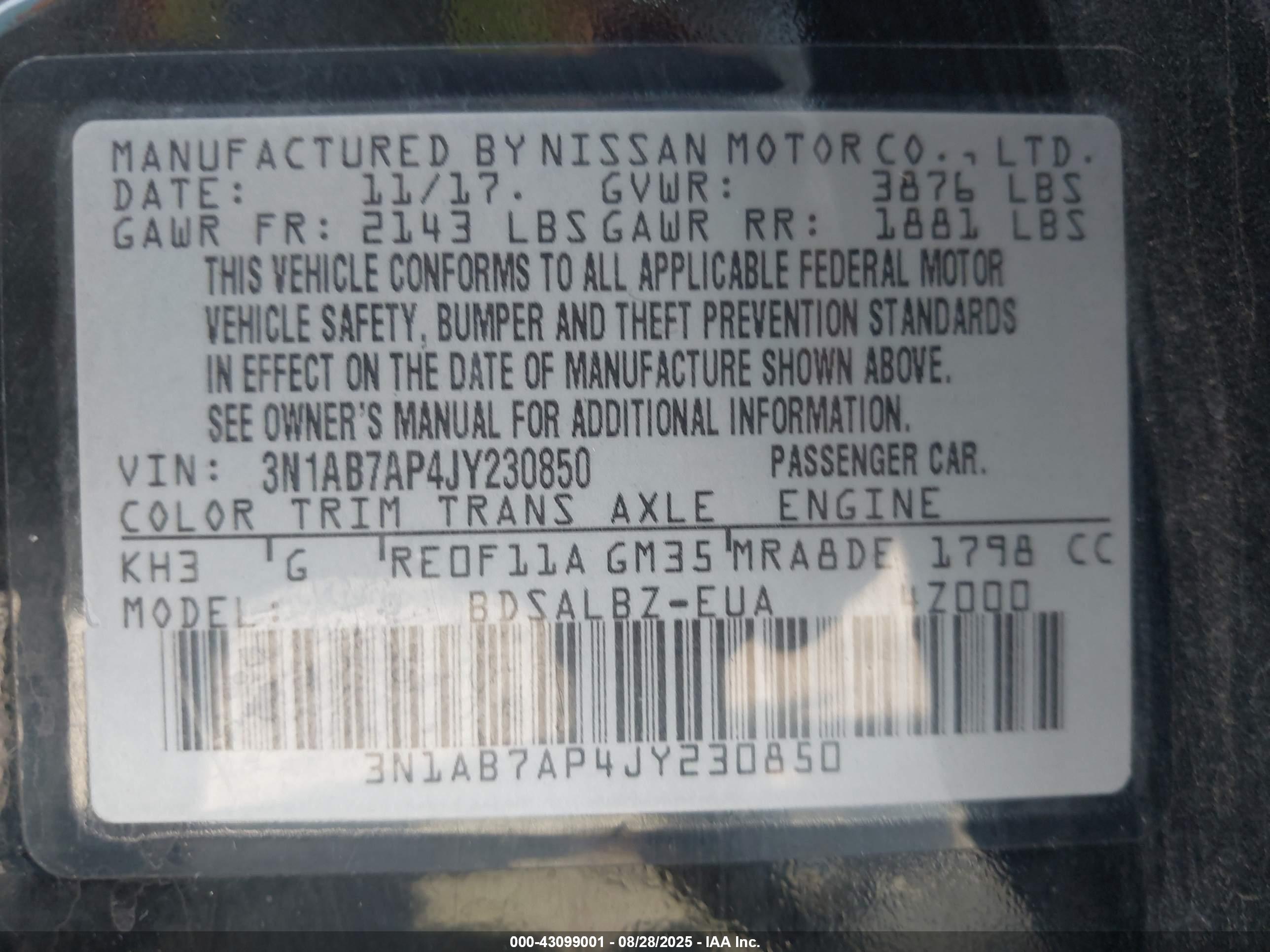 NISSAN SENTRA image 9