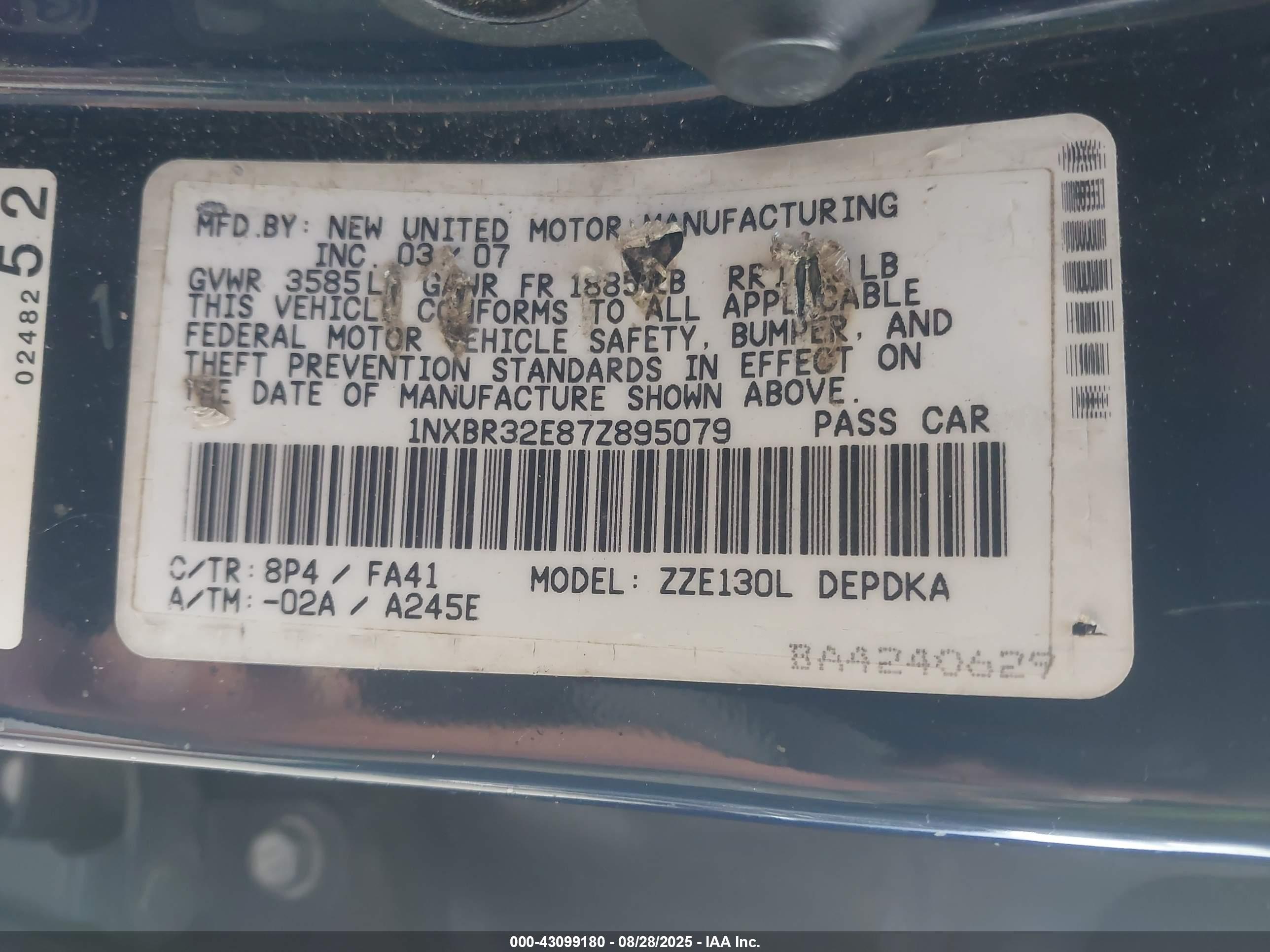 TOYOTA COROLLA image 9