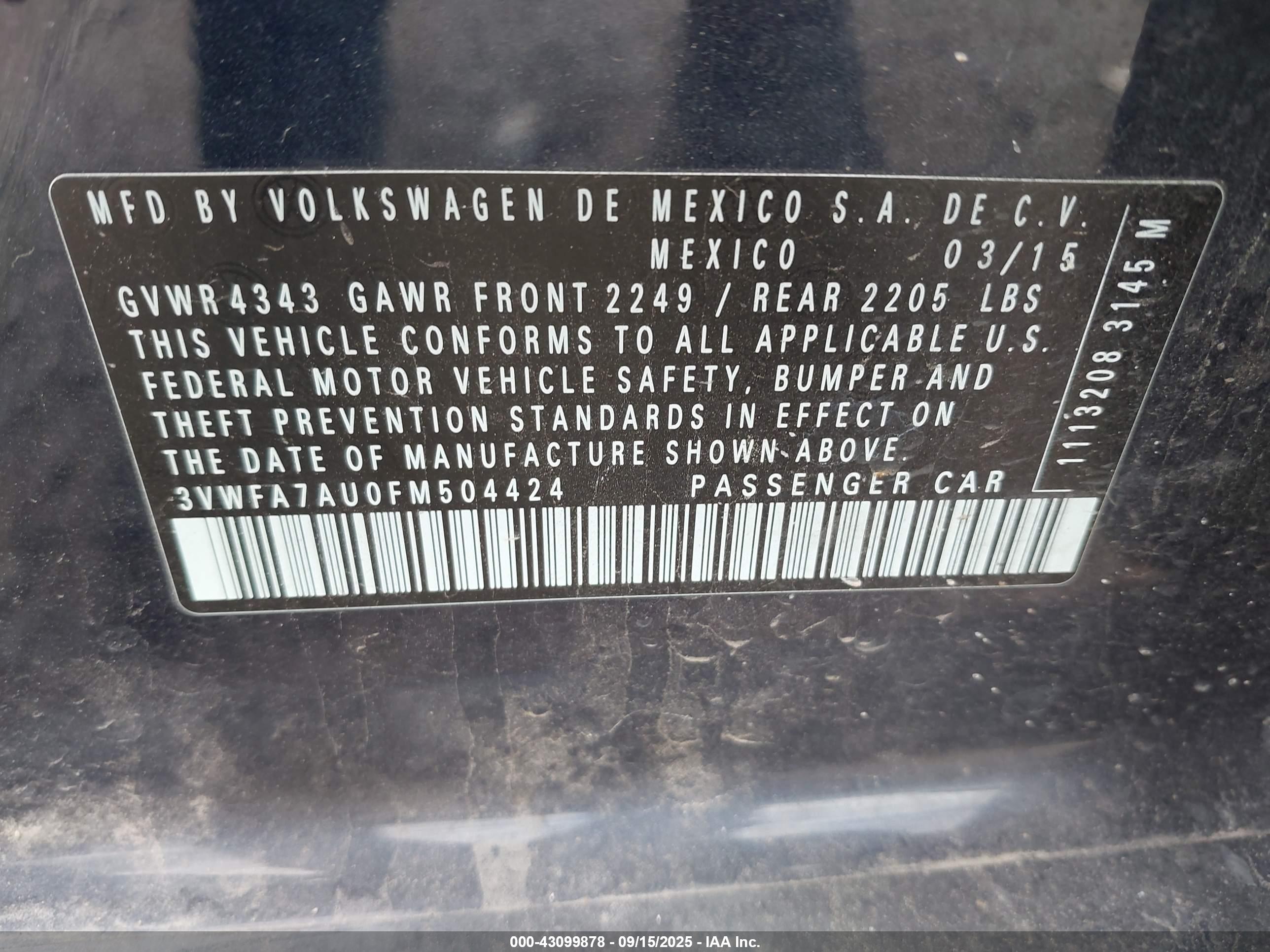 VOLKSWAGEN GOLF image 9