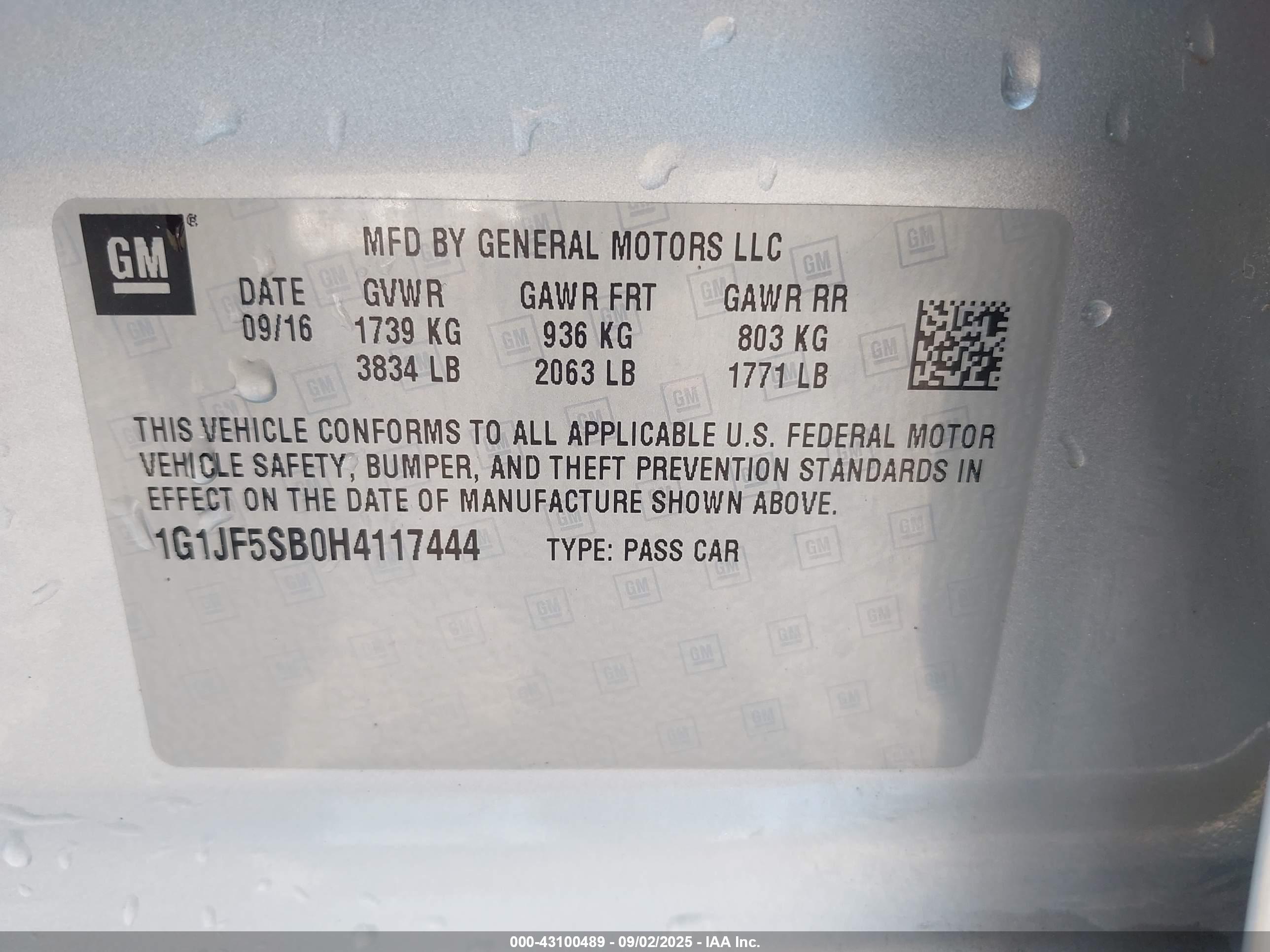 CHEVROLET SONIC image 9