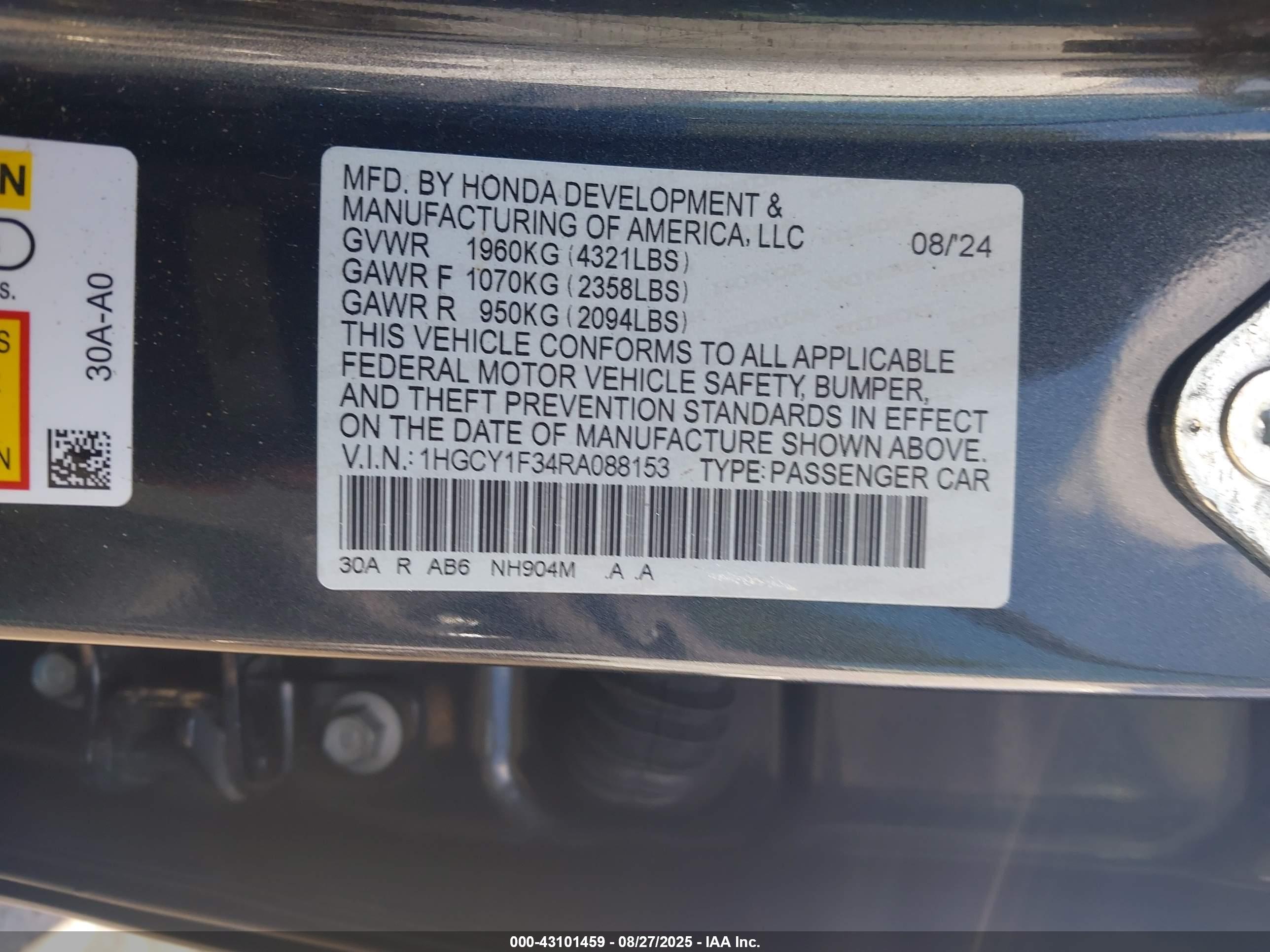 HONDA ACCORD image 9