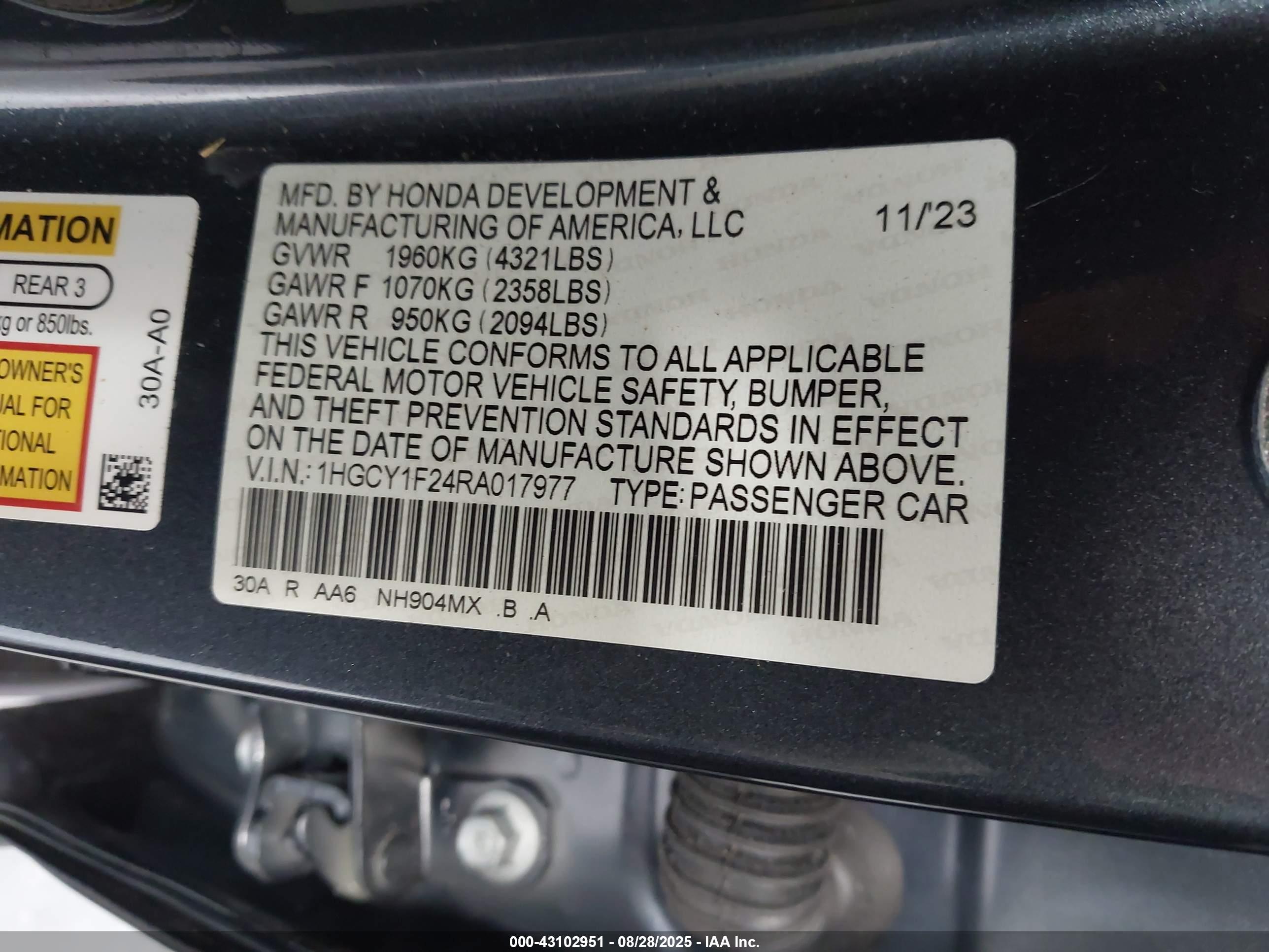 HONDA ACCORD image 9