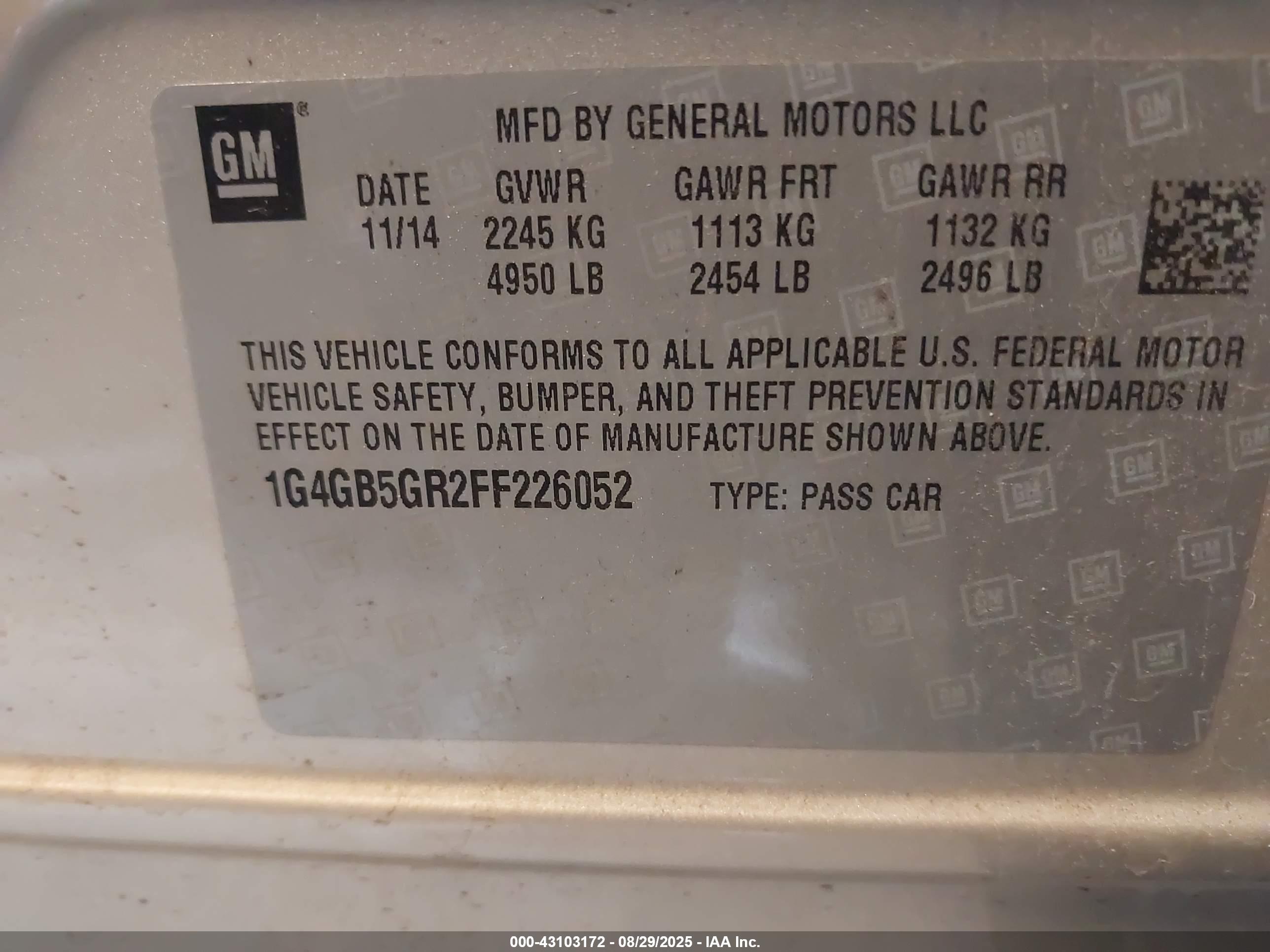 BUICK LACROSSE image 9