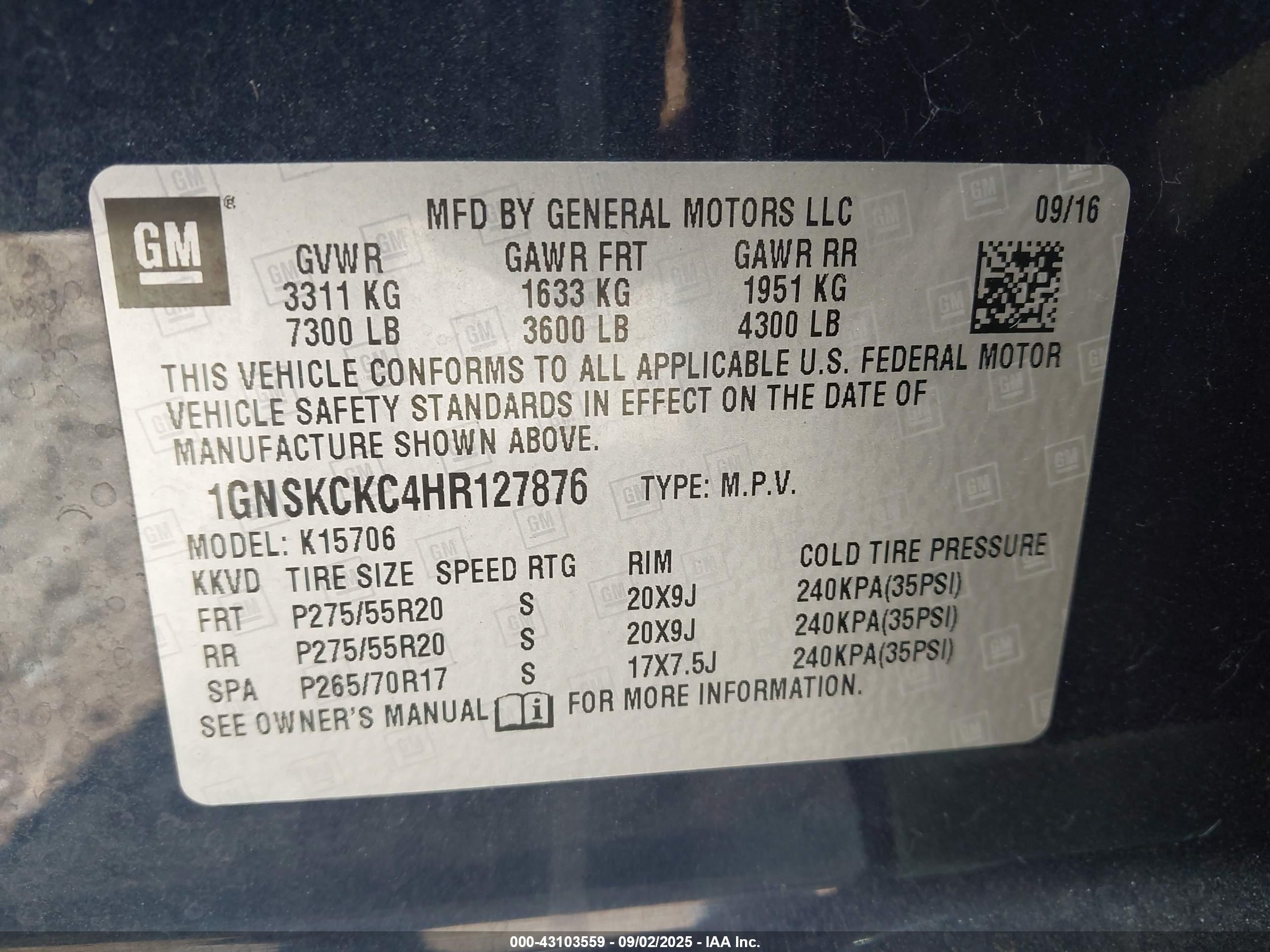 CHEVROLET TAHOE image 9
