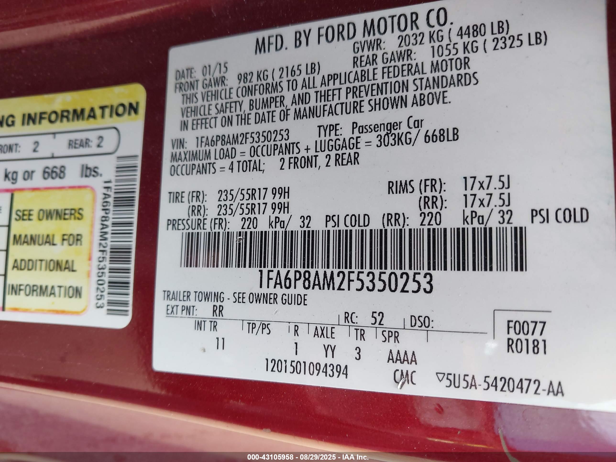 FORD MUSTANG image 9