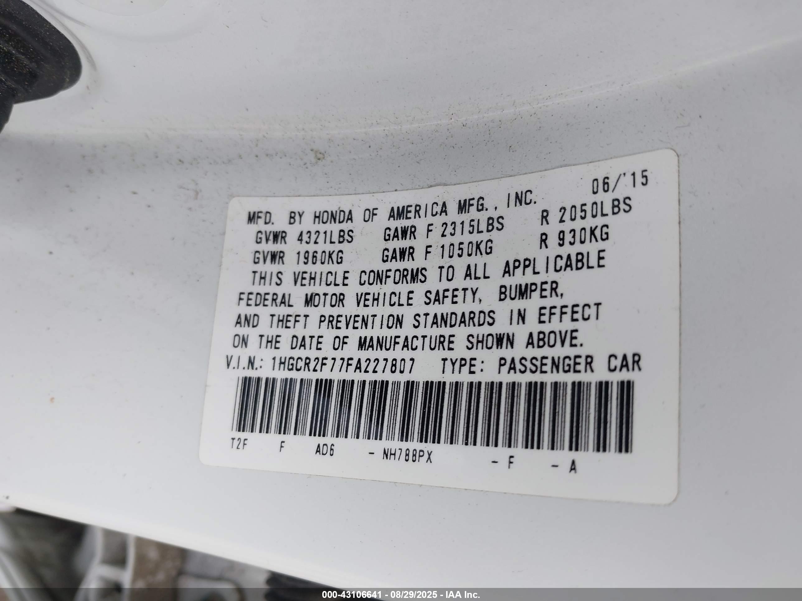 HONDA ACCORD image 9