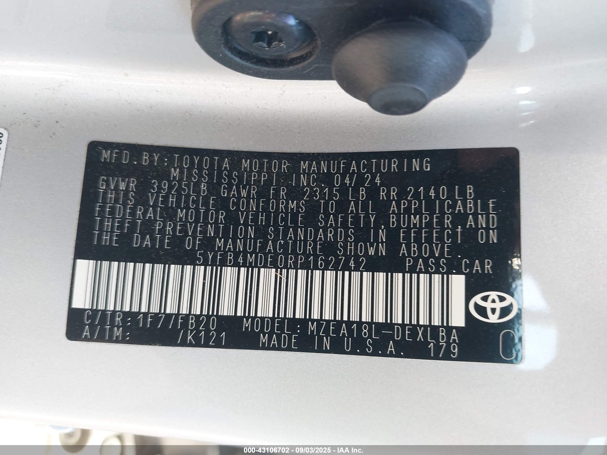 TOYOTA COROLLA image 9
