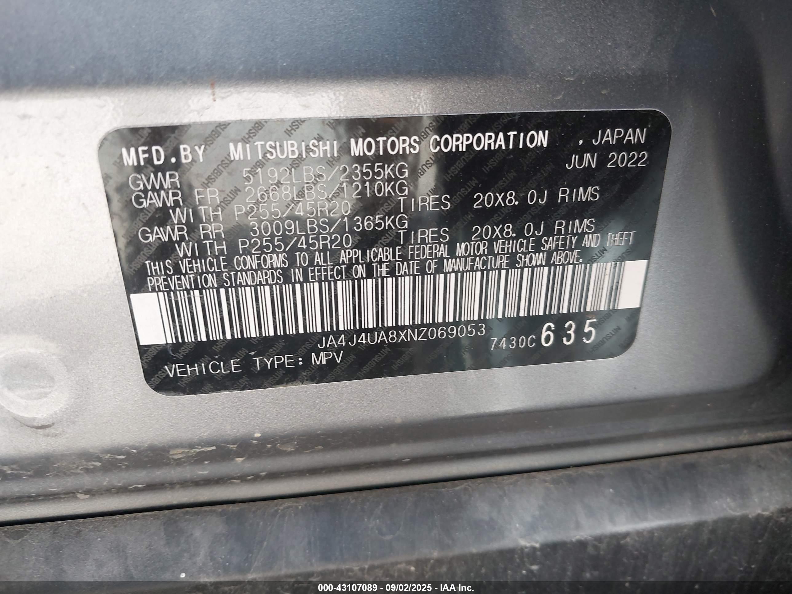 MITSUBISHI OUTLANDER image 9