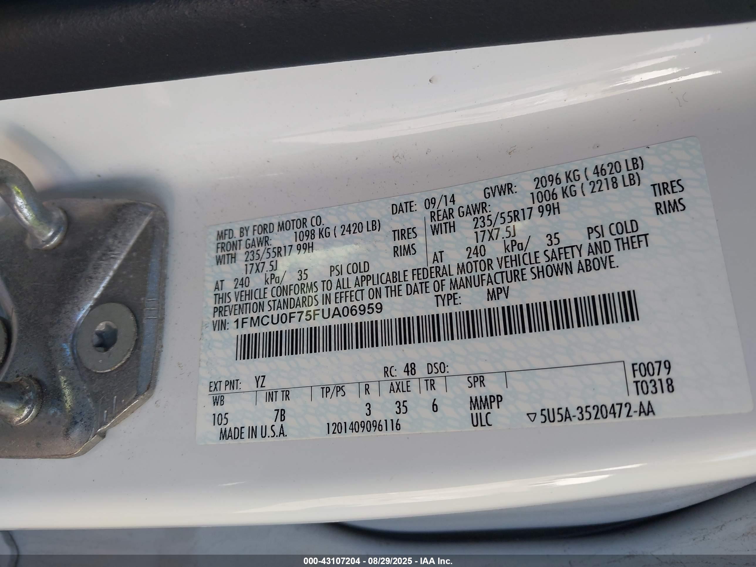 FORD ESCAPE image 9