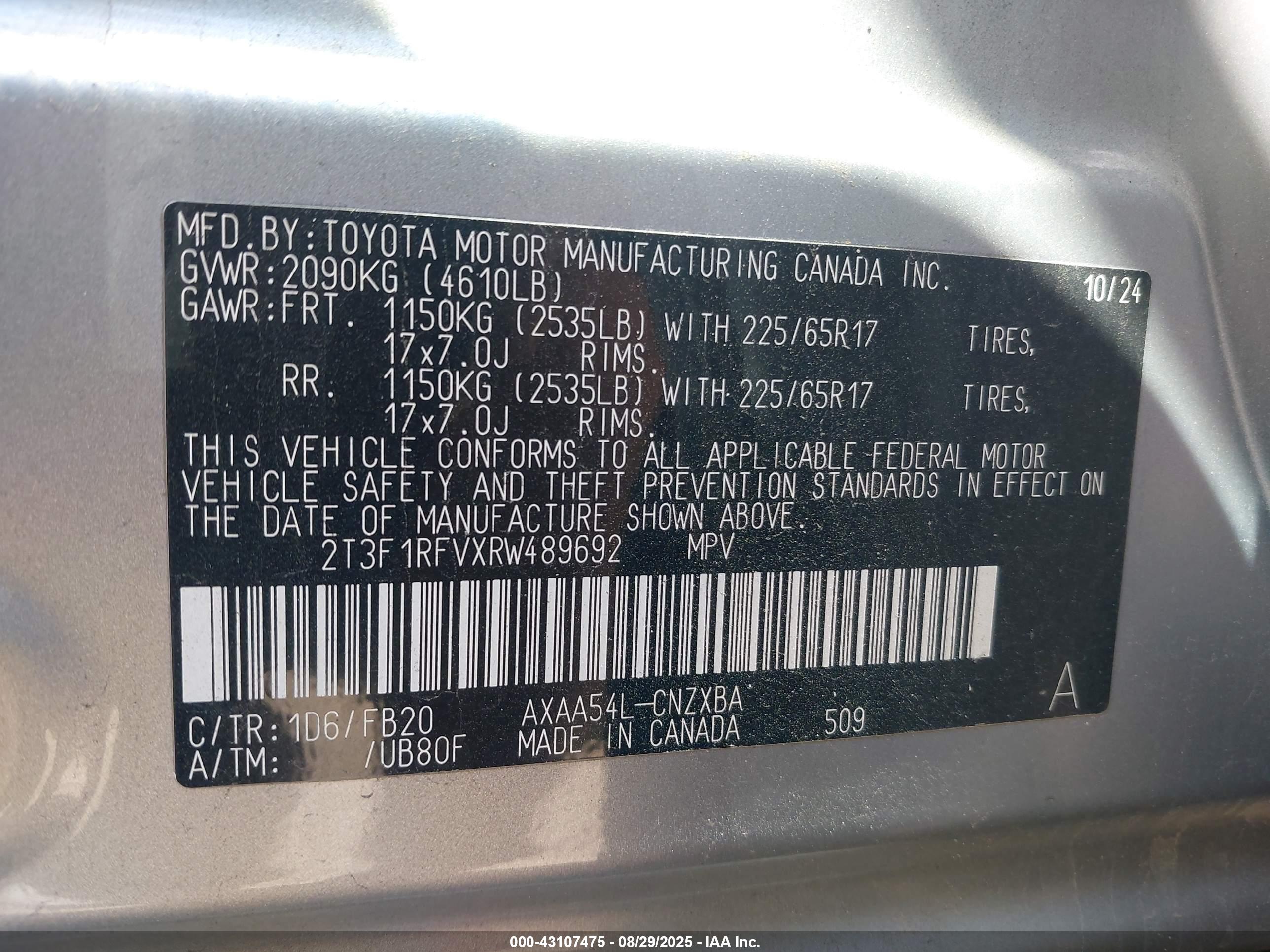 TOYOTA RAV4 image 9
