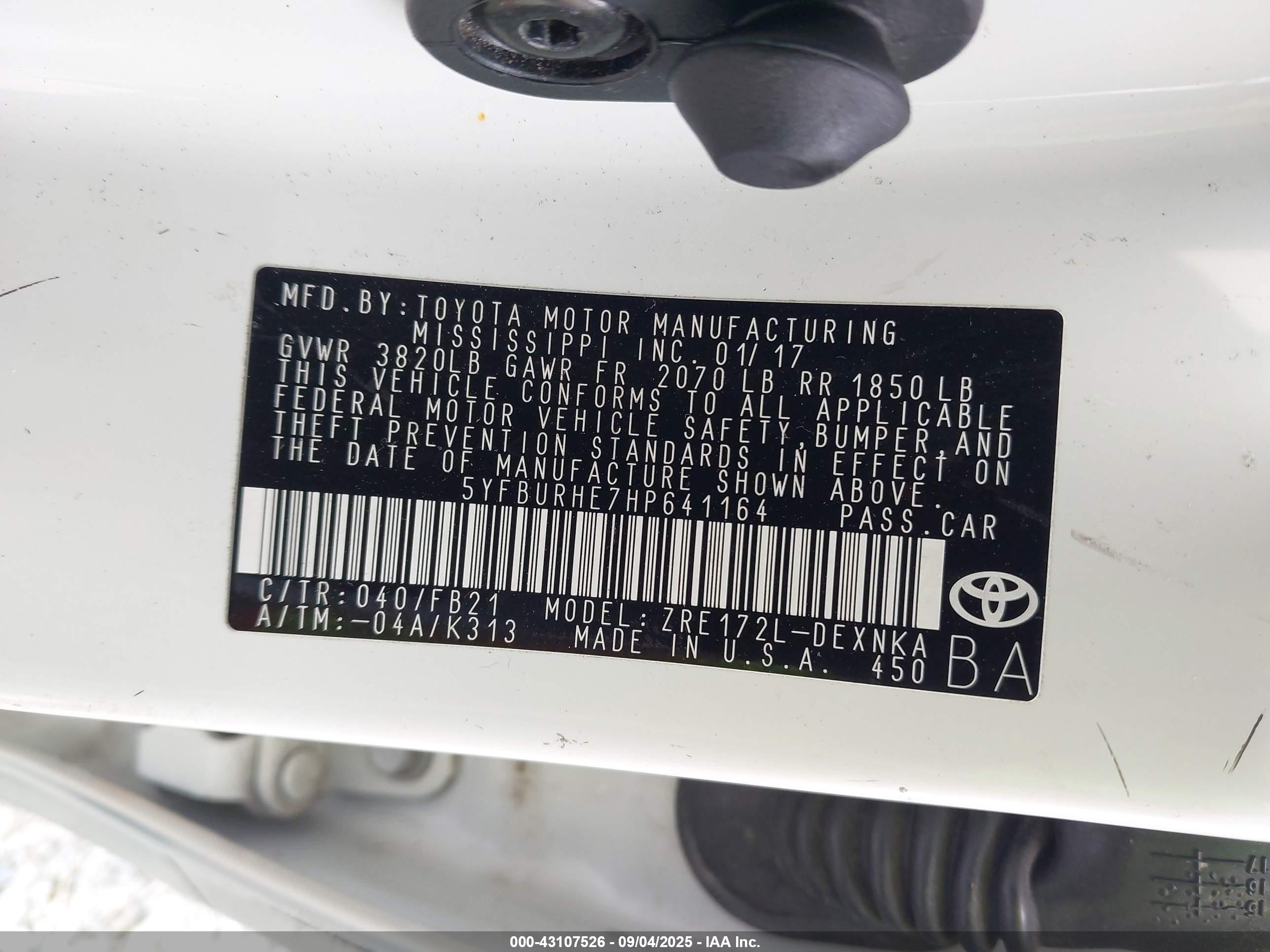 TOYOTA COROLLA image 9