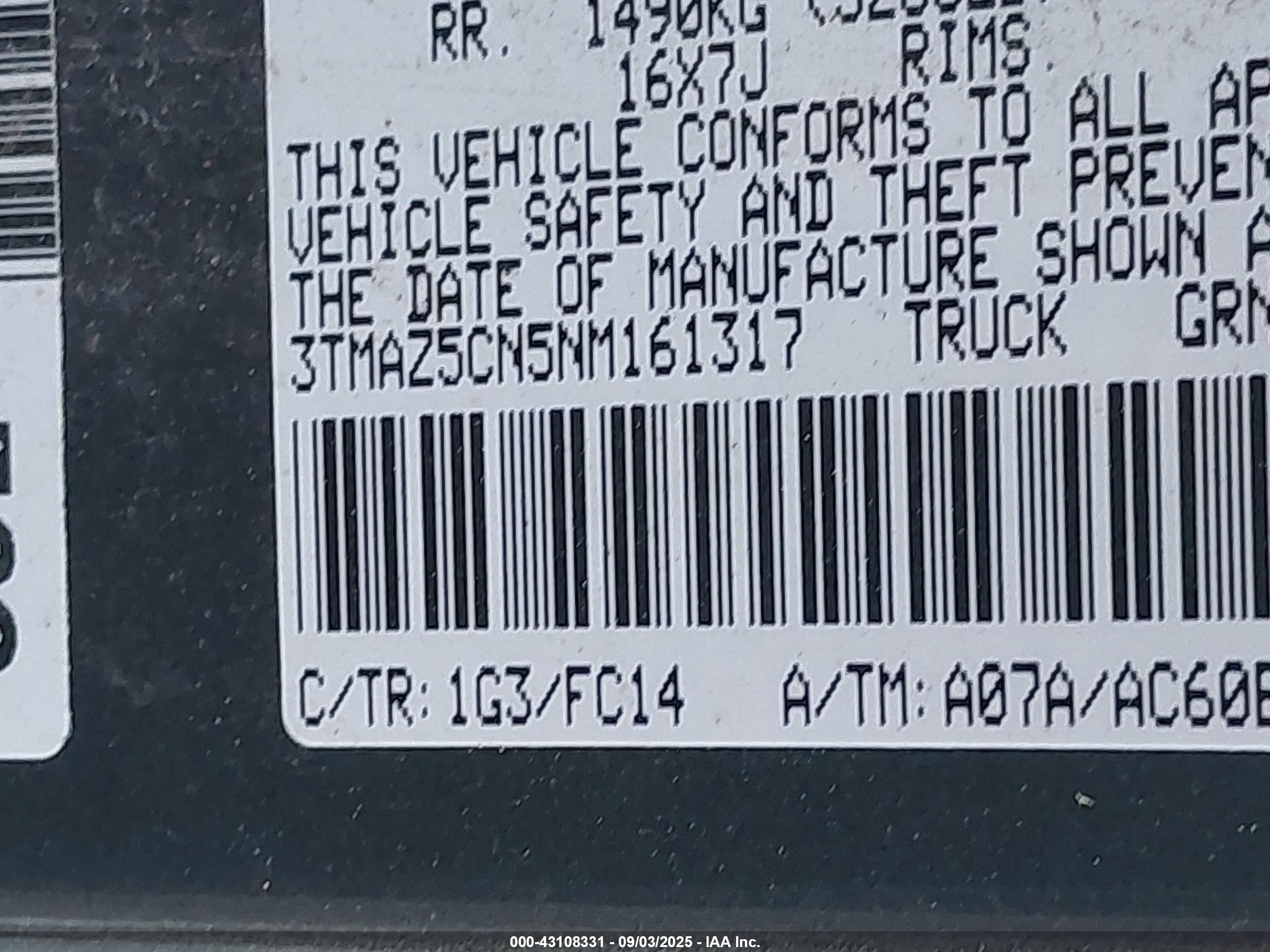 TOYOTA TACOMA image 9