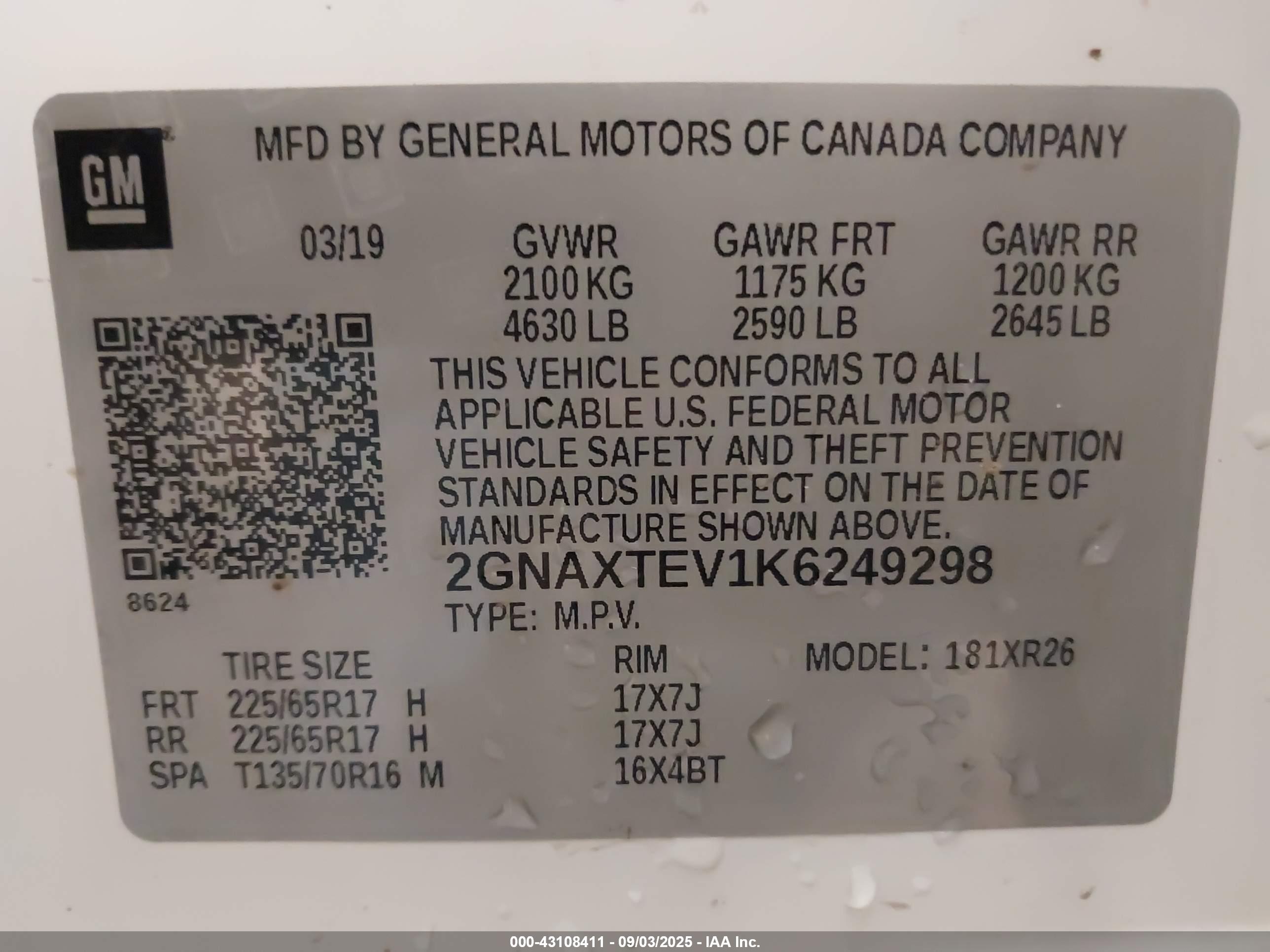 CHEVROLET EQUINOX image 9