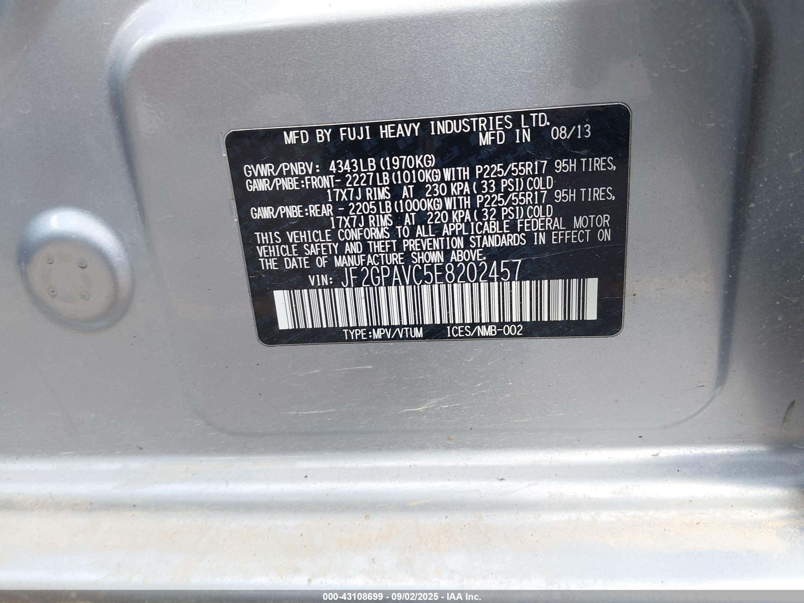 SUBARU XV image 9