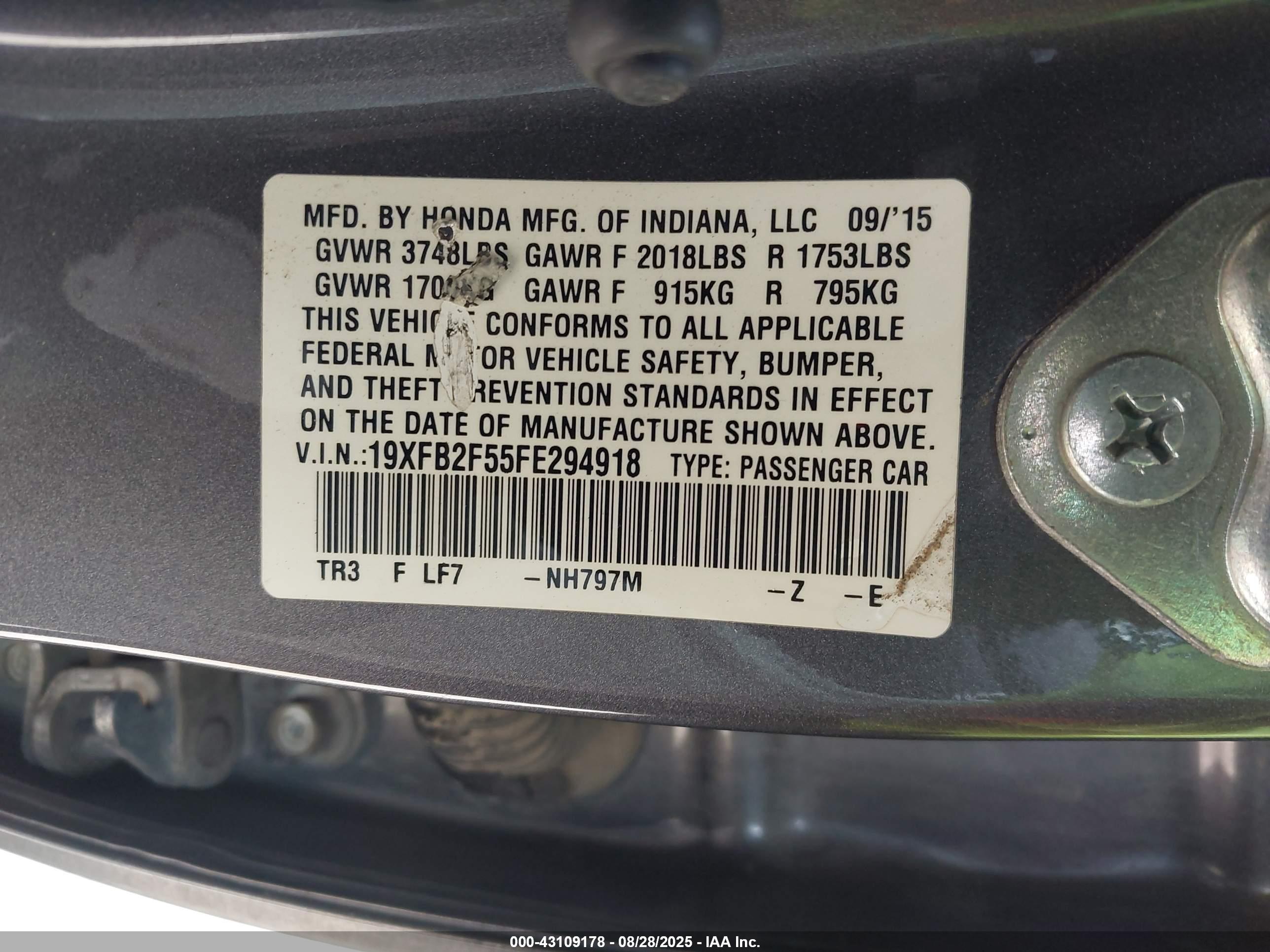 HONDA CIVIC image 9