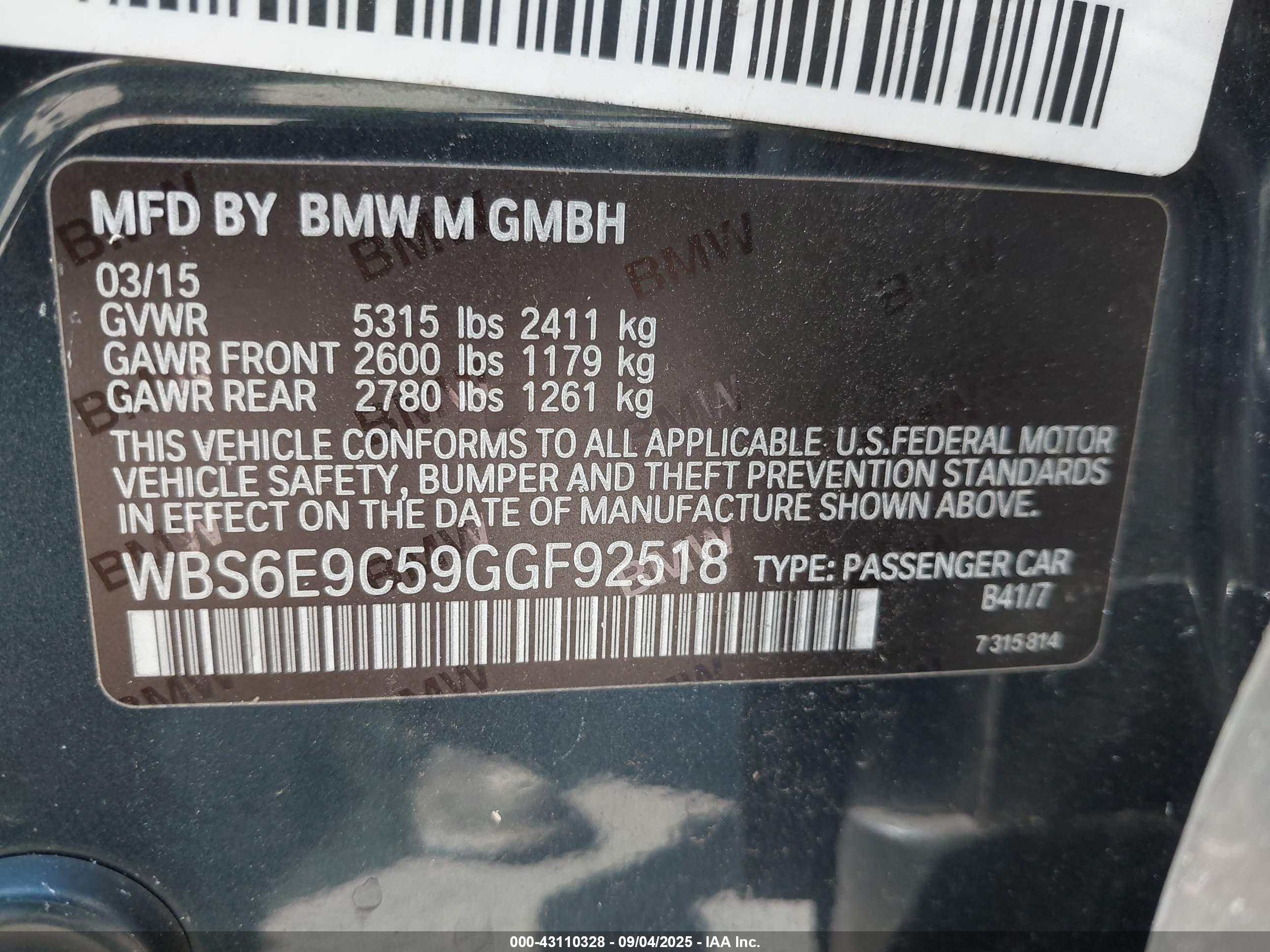BMW M6 image 9